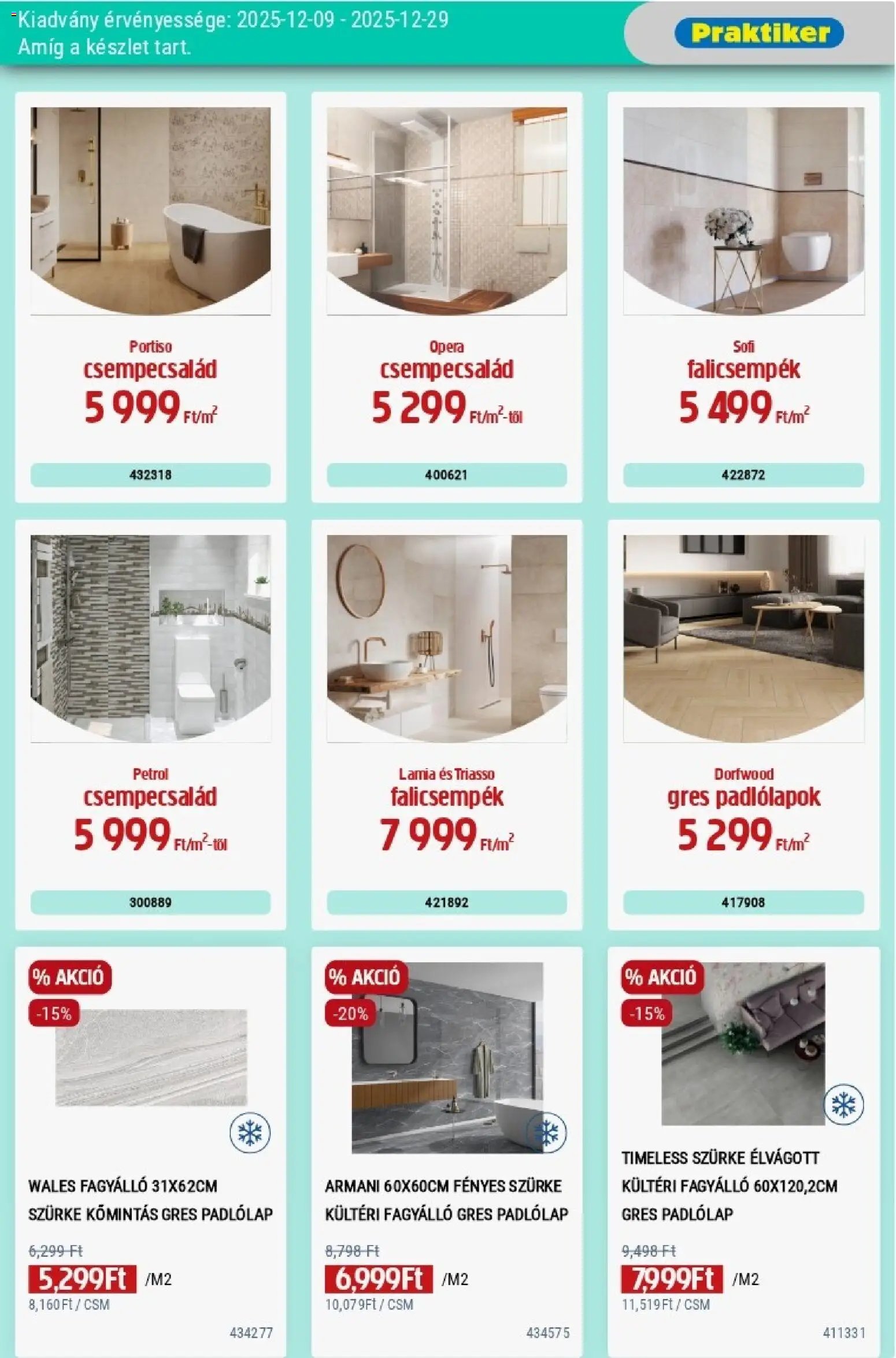 Praktiker újság 2025.12.09. Akciós újság Praktiker (2025-12-09 - 2025-12-29)