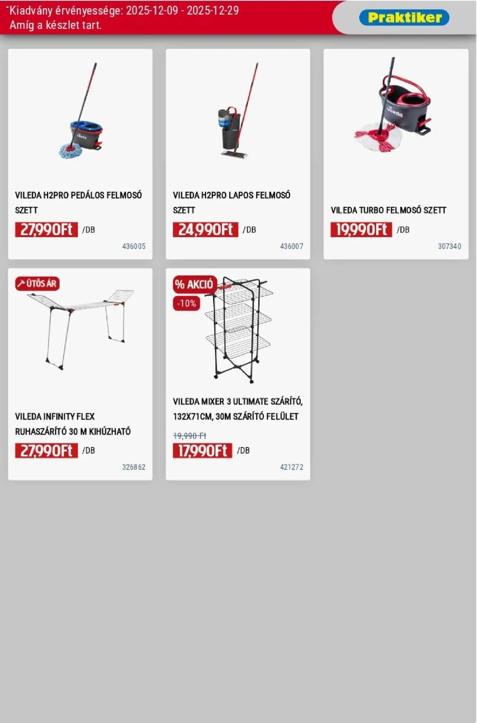 Praktiker újság 2025.12.09. Akciós újság Praktiker (2025-12-09 - 2025-12-29)