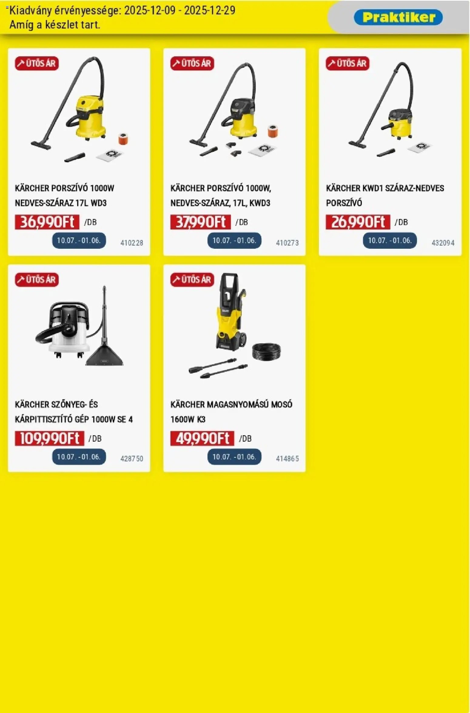 Praktiker újság 2025.12.09. Akciós újság Praktiker (2025-12-09 - 2025-12-29)
