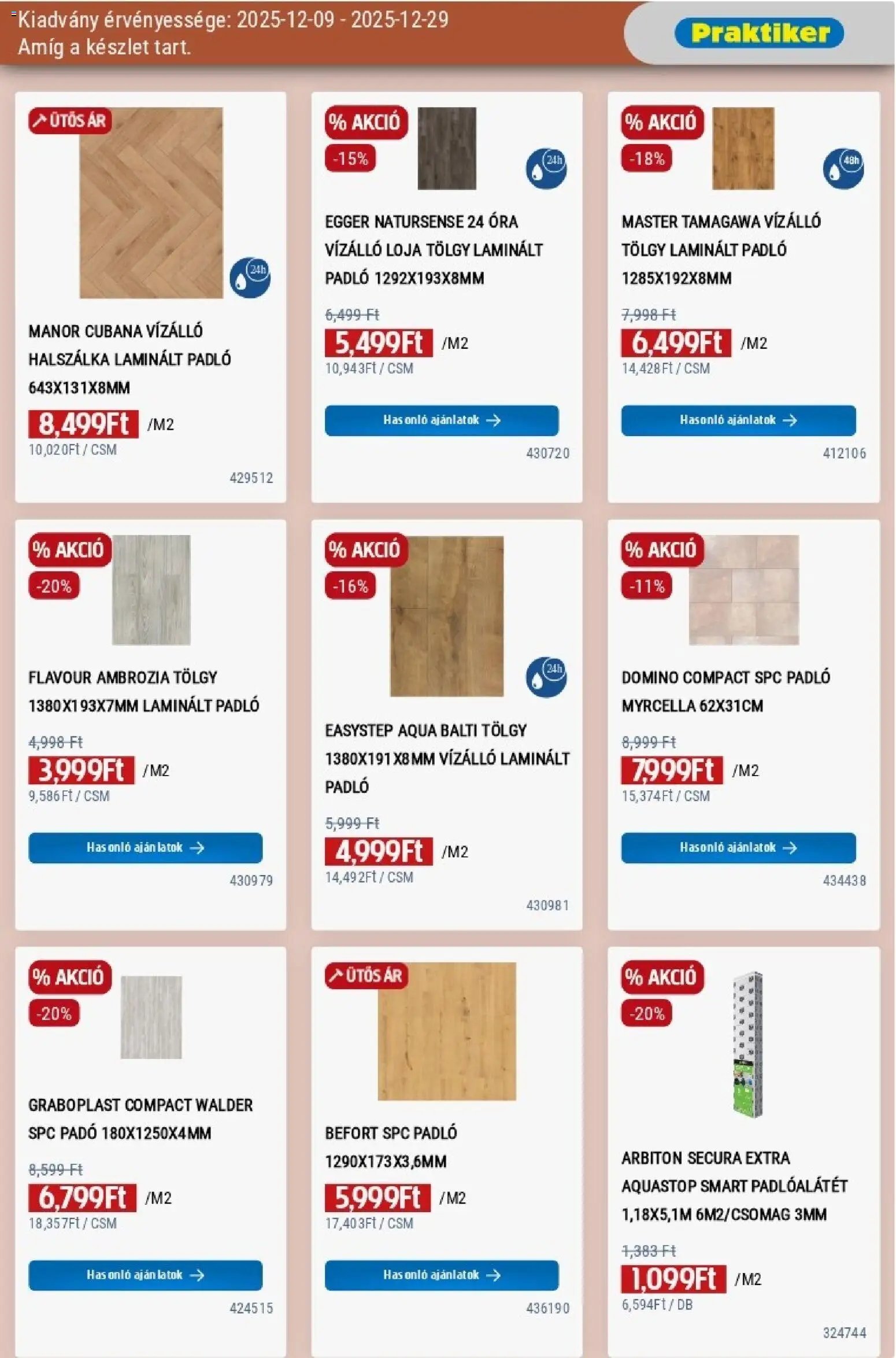 Praktiker újság 2025.12.09. Akciós újság Praktiker (2025-12-09 - 2025-12-29)