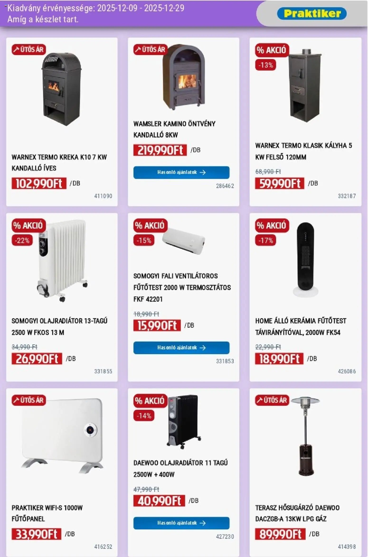 Praktiker újság 2025.12.09. Akciós újság Praktiker (2025-12-09 - 2025-12-29)
