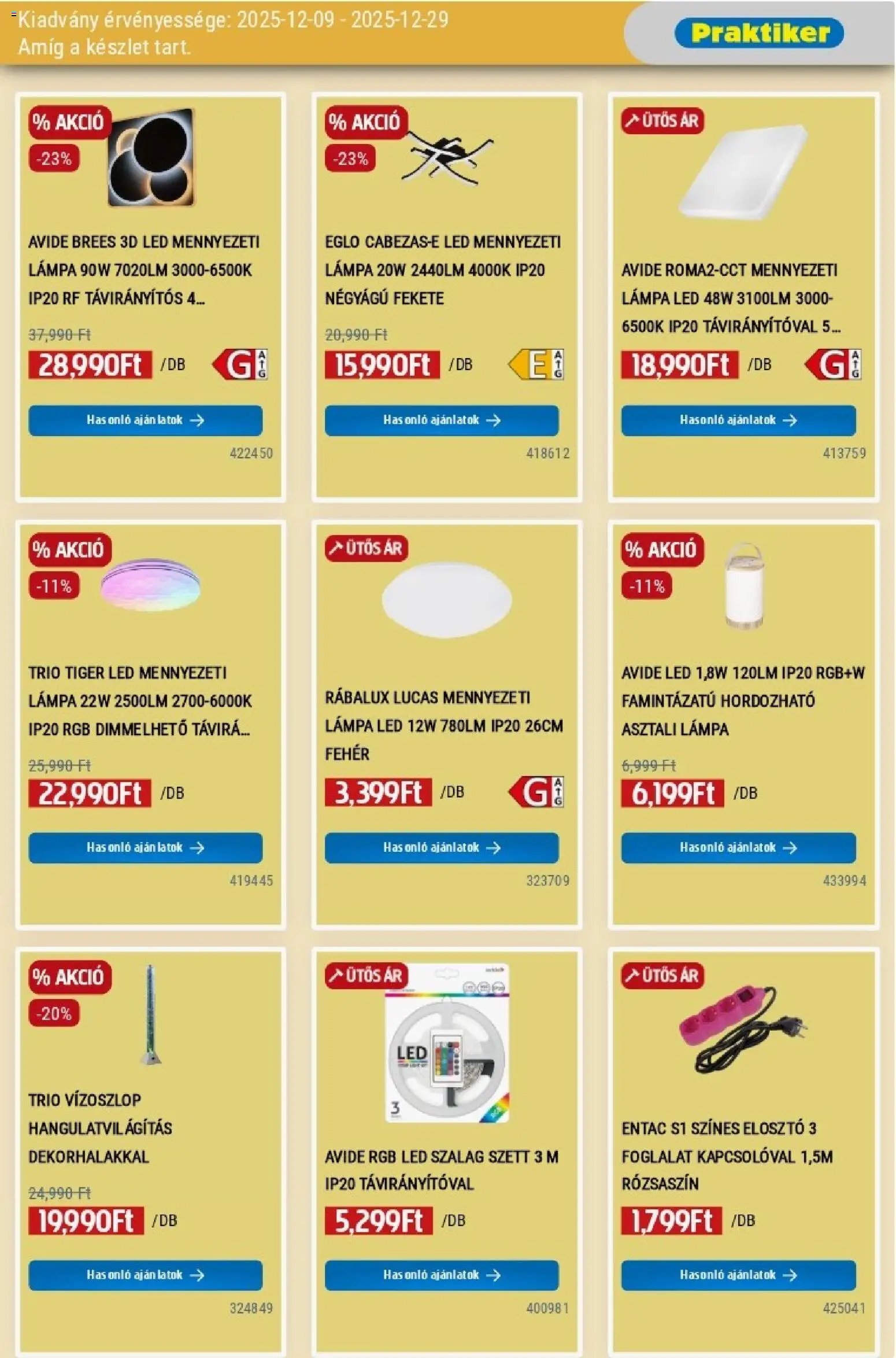 Praktiker újság 2025.12.09. Akciós újság Praktiker (2025-12-09 - 2025-12-29)