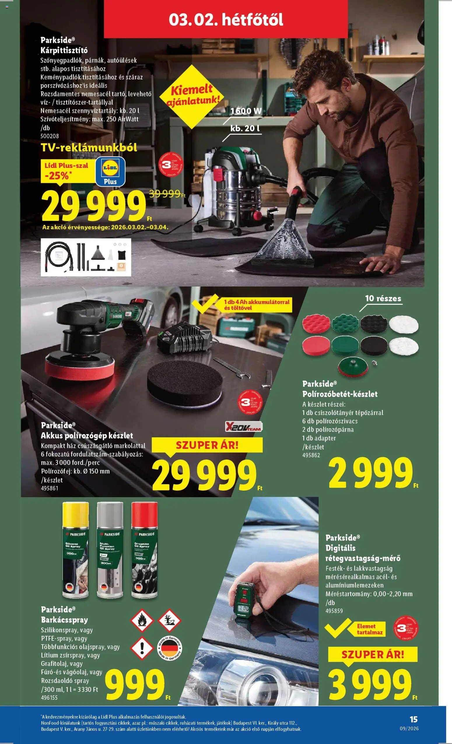 Lidl újság 2026.02.26. Nonfood kínálatunk (2026-02-26 - 2026-03-04)