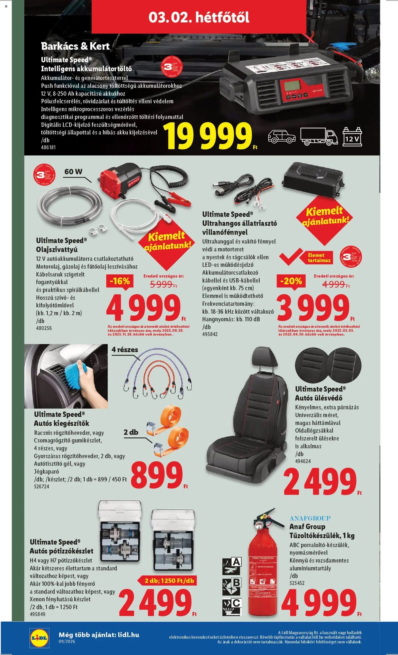 Lidl újság 2026.02.26. Nonfood kínálatunk (2026-02-26 - 2026-03-04)