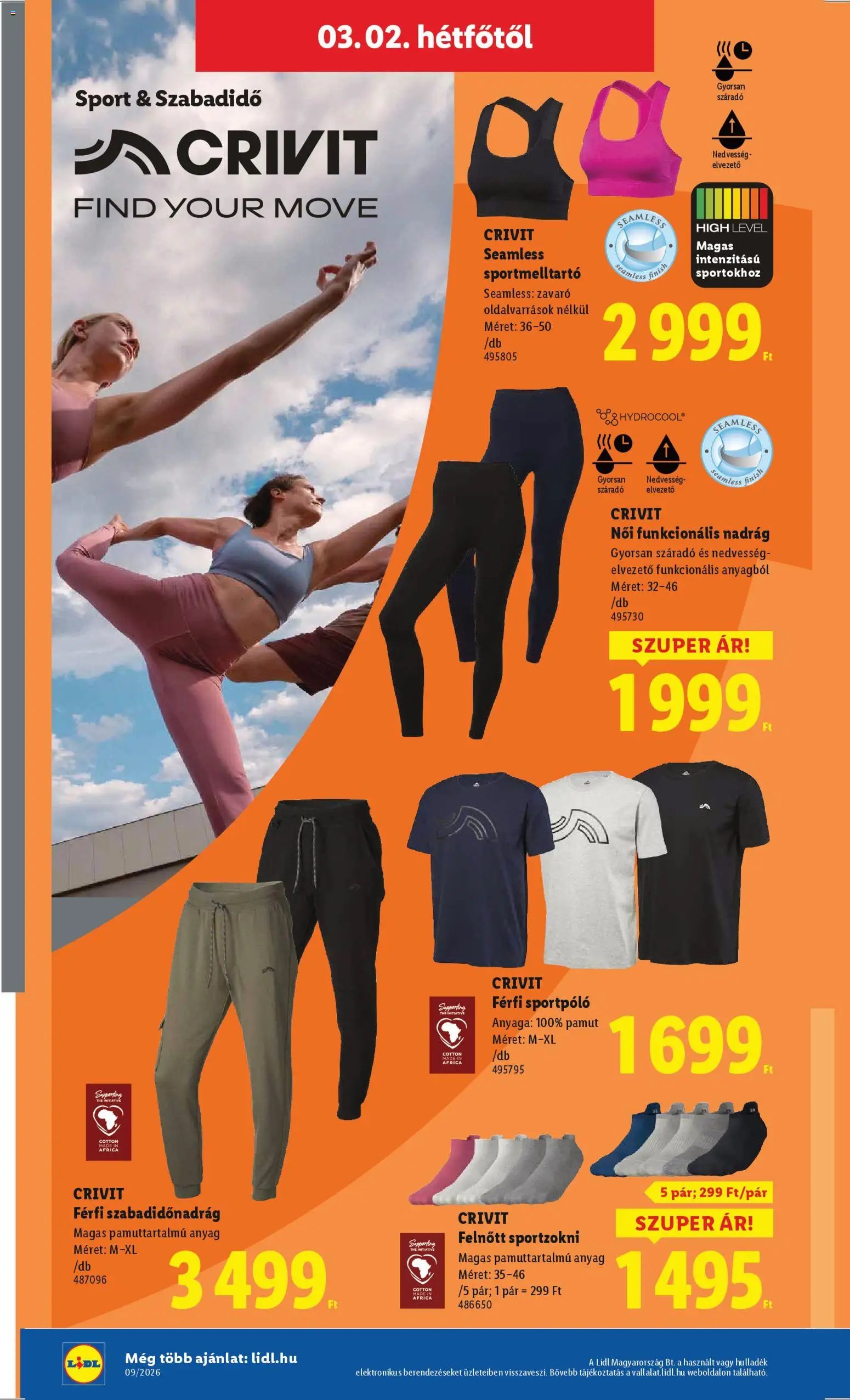 Lidl újság 2026.02.26. Nonfood kínálatunk (2026-02-26 - 2026-03-04)