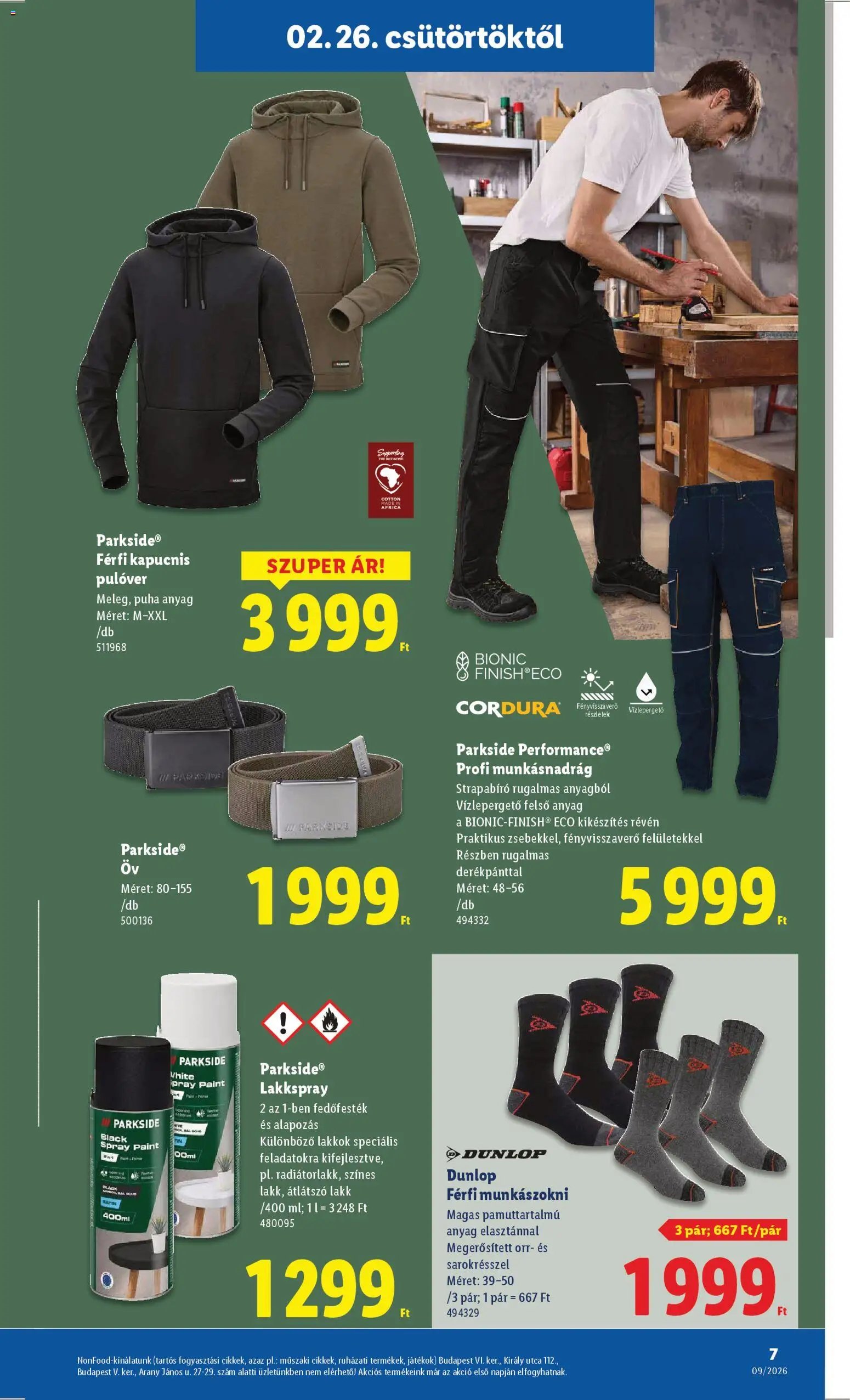 Lidl újság 2026.02.26. Nonfood kínálatunk (2026-02-26 - 2026-03-04)