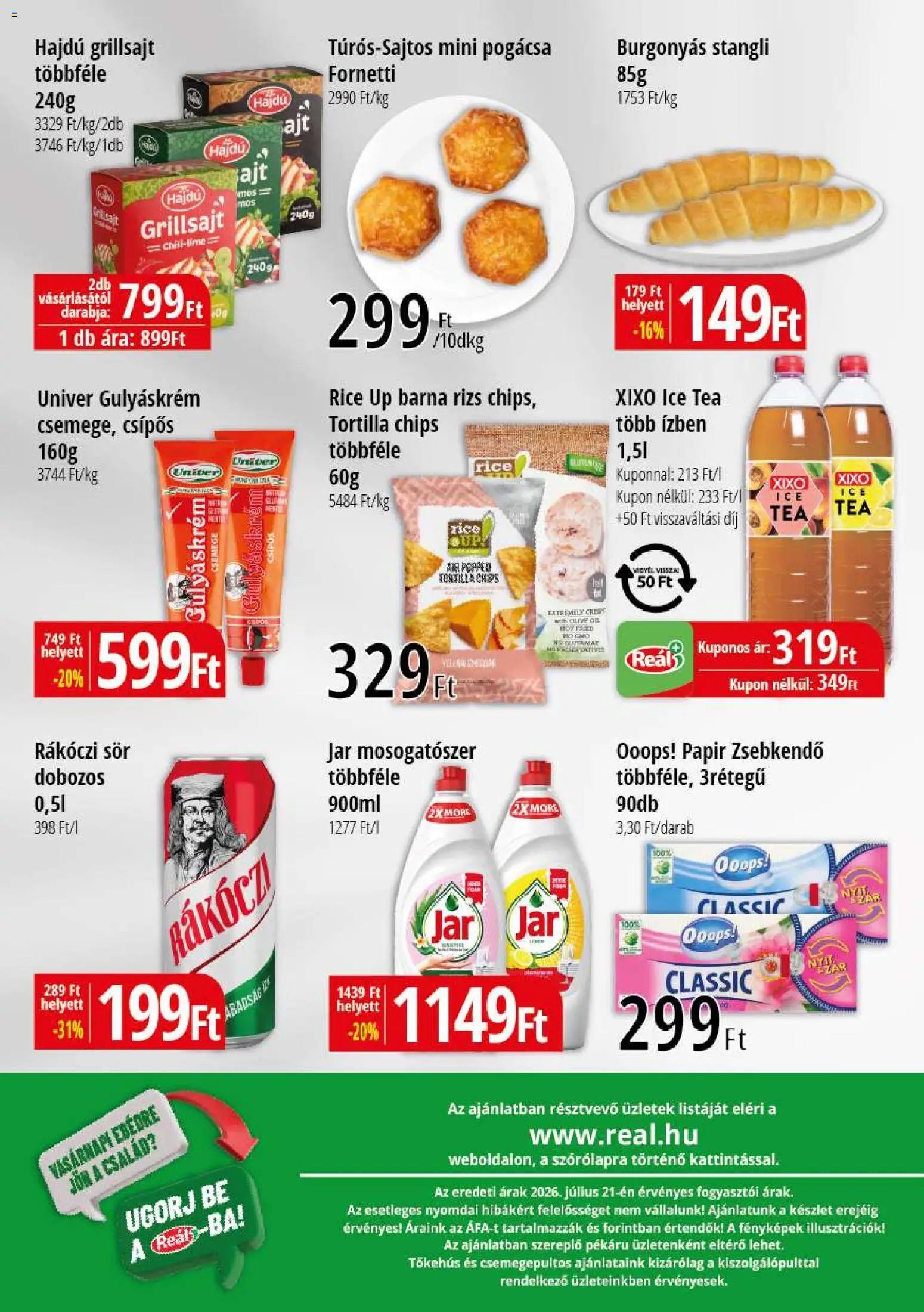 Reál újság 2026.07.30. Reál Bevásárló hétvége - Pest megye