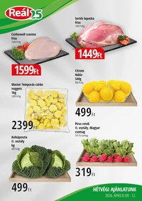 Reál újság 2026.04.09. Reál Bevásárló hétvége - Kelet Magyarország (2026-04-09 - 2026-04-12)