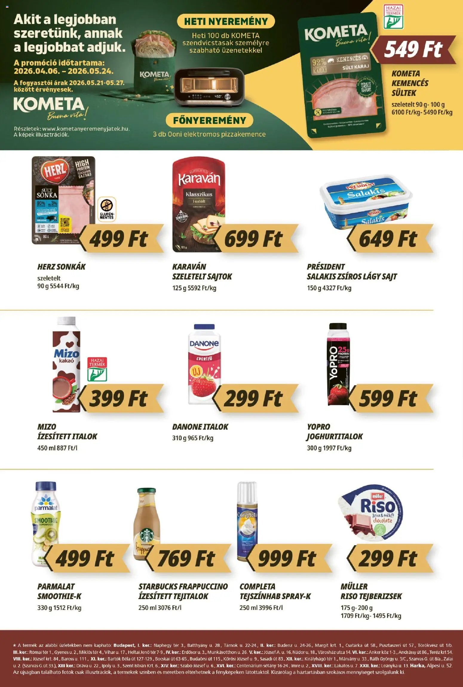 CBA Príma újság 2026.05.21. CBA Príma akciós újság (2026-05-21 - 2026-05-27)