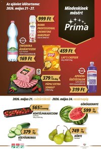 CBA Príma újság 2026.05.21. CBA Príma akciós újság (2026-05-21 - 2026-05-27)