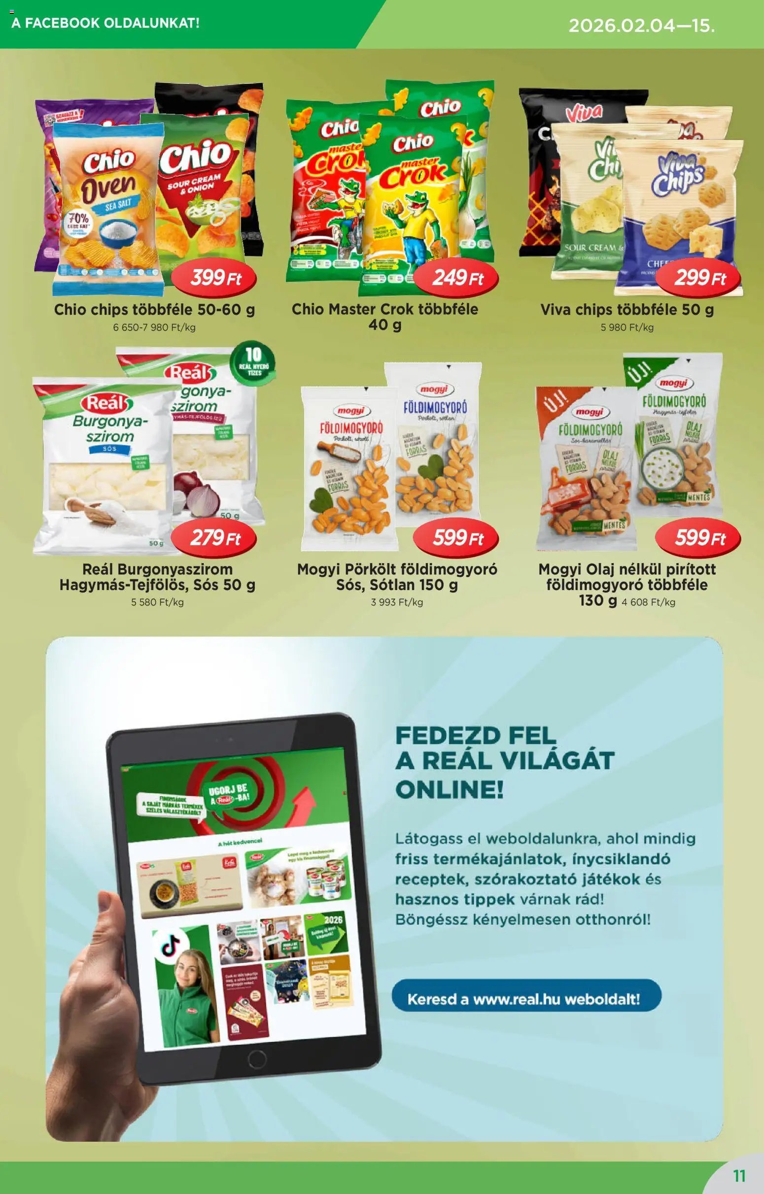 Reál újság 2026.02.04. Akciós újság Reál (2026-02-04 - 2026-02-15)