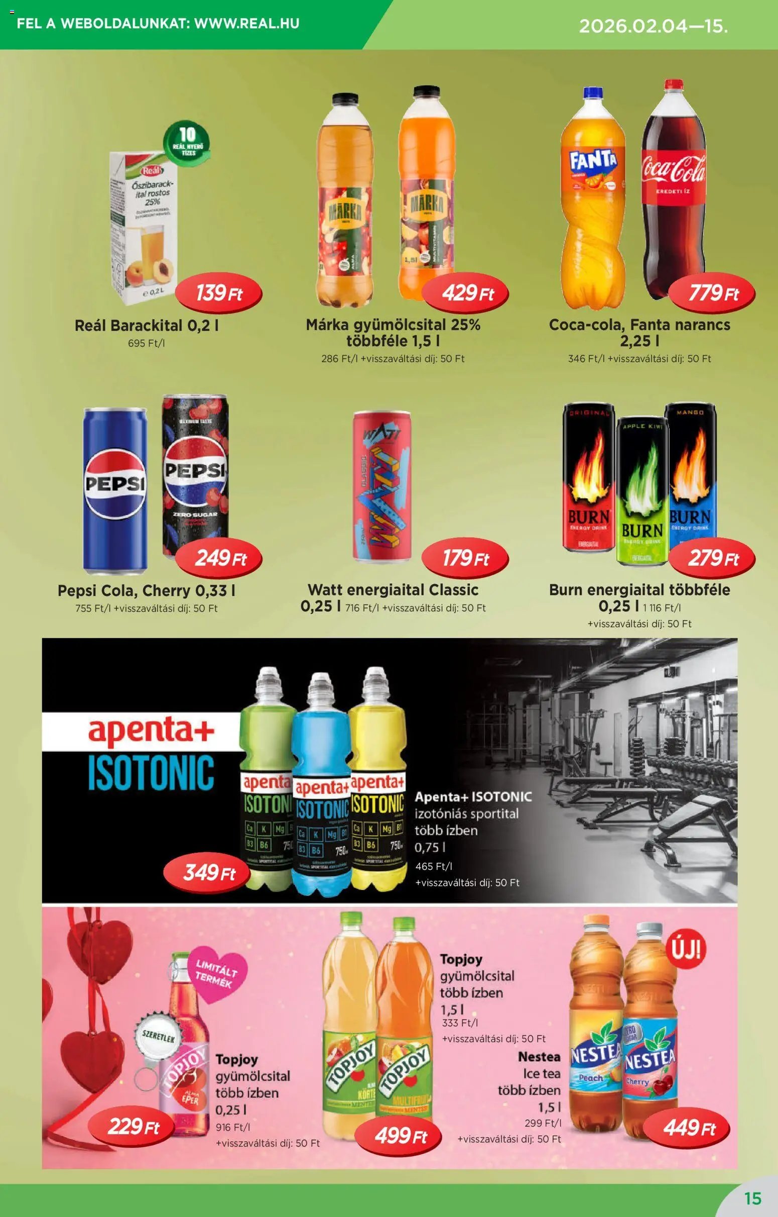 Reál újság 2026.02.04. Akciós újság Reál (2026-02-04 - 2026-02-15)
