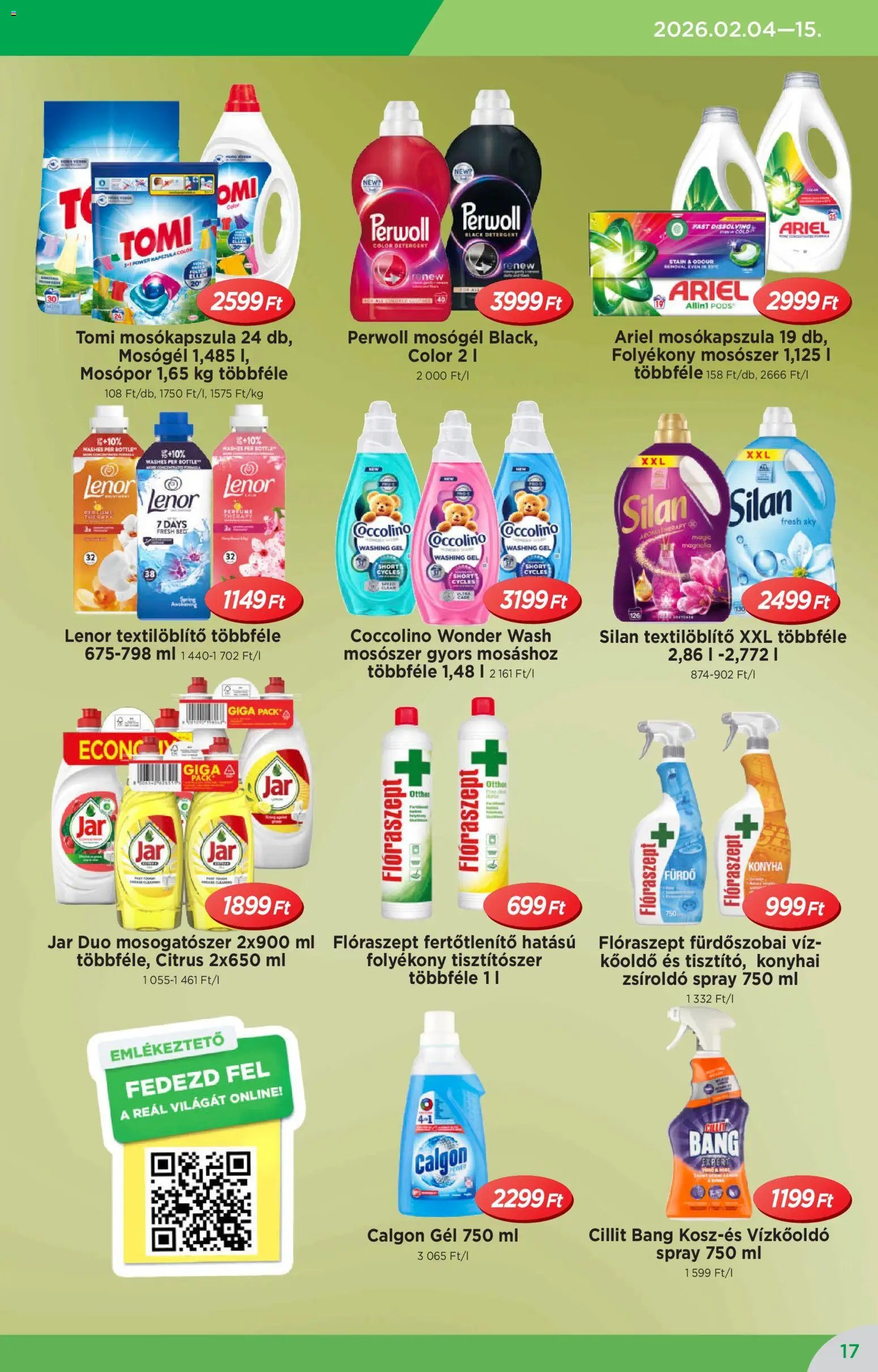 Reál újság 2026.02.04. Akciós újság Reál (2026-02-04 - 2026-02-15)