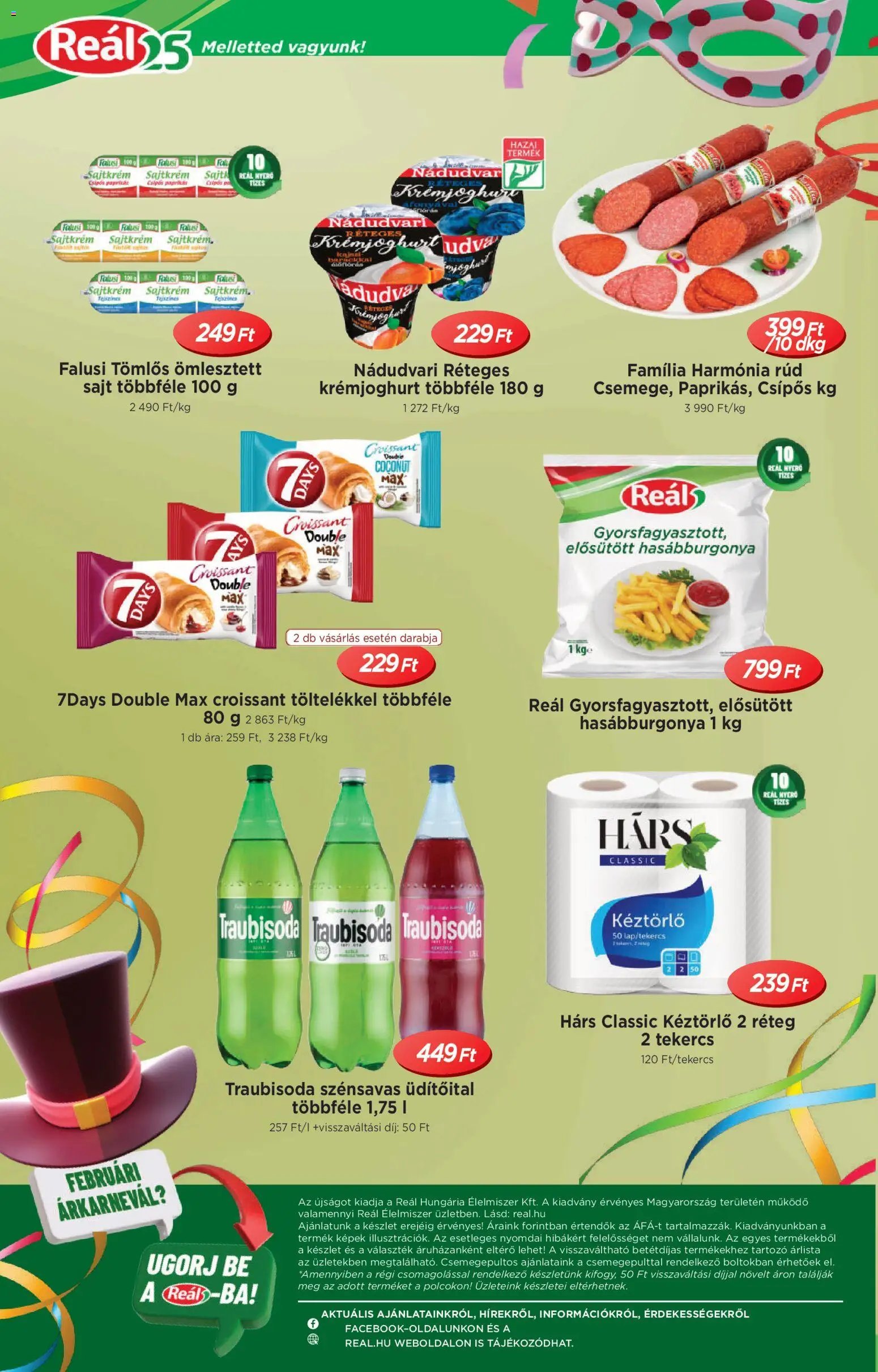 Reál újság 2026.02.04. Akciós újság Reál (2026-02-04 - 2026-02-15)
