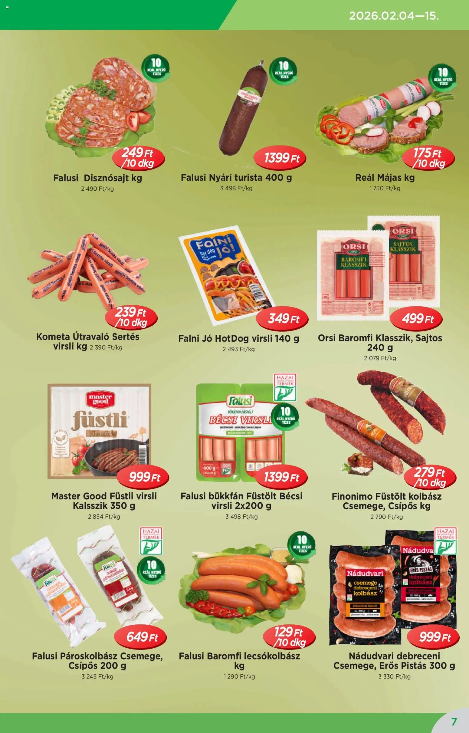 Reál újság 2026.02.04. Akciós újság Reál (2026-02-04 - 2026-02-15)