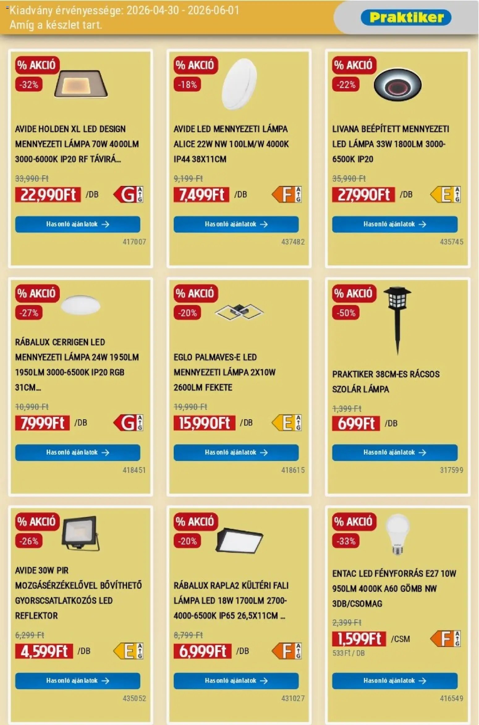 Praktiker újság 2026.04.30. Praktiker akciós újság (2026-04-30 - 2026-06-01)