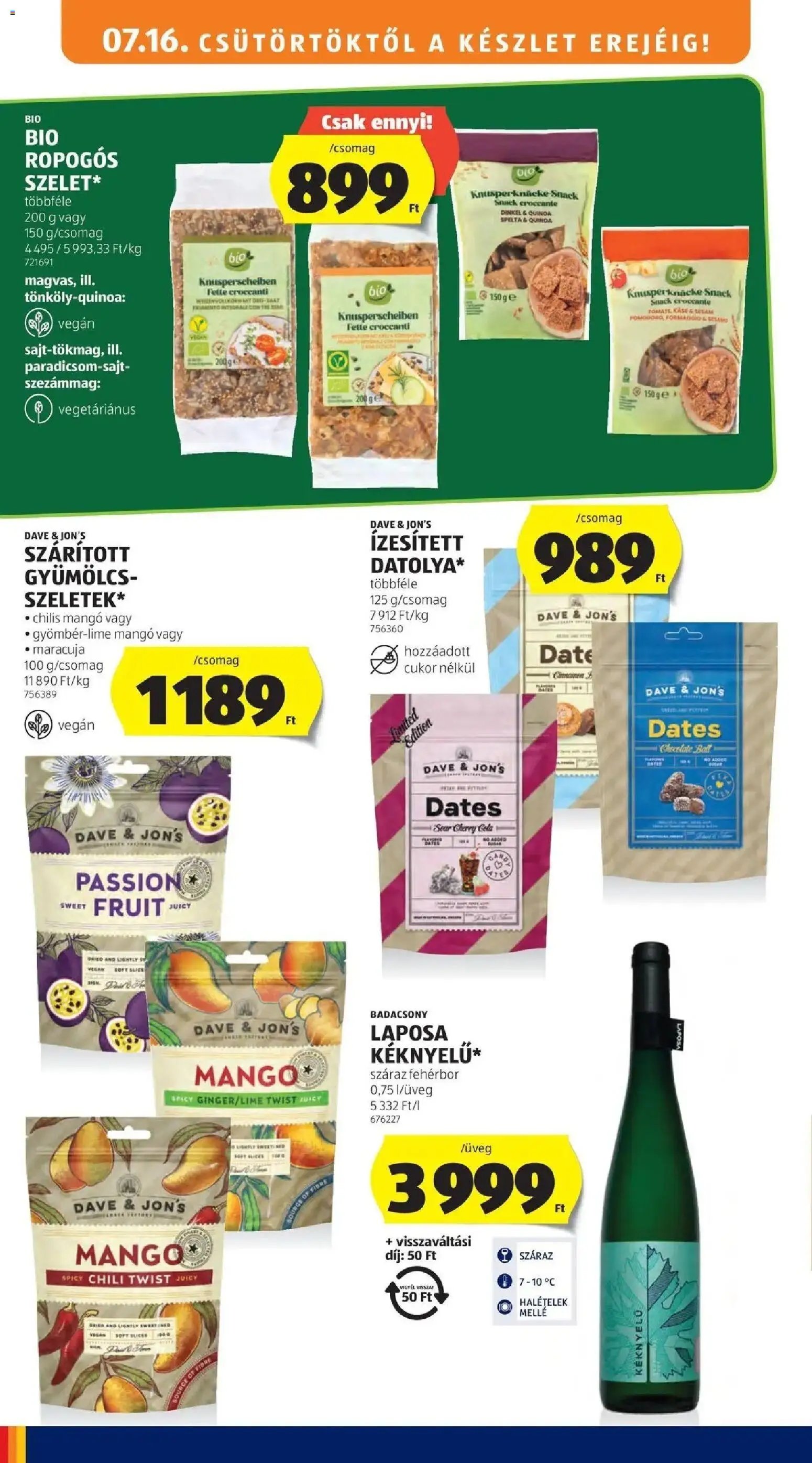 Aldi újság 2026.07.16. Aldi aktuális akciós újság