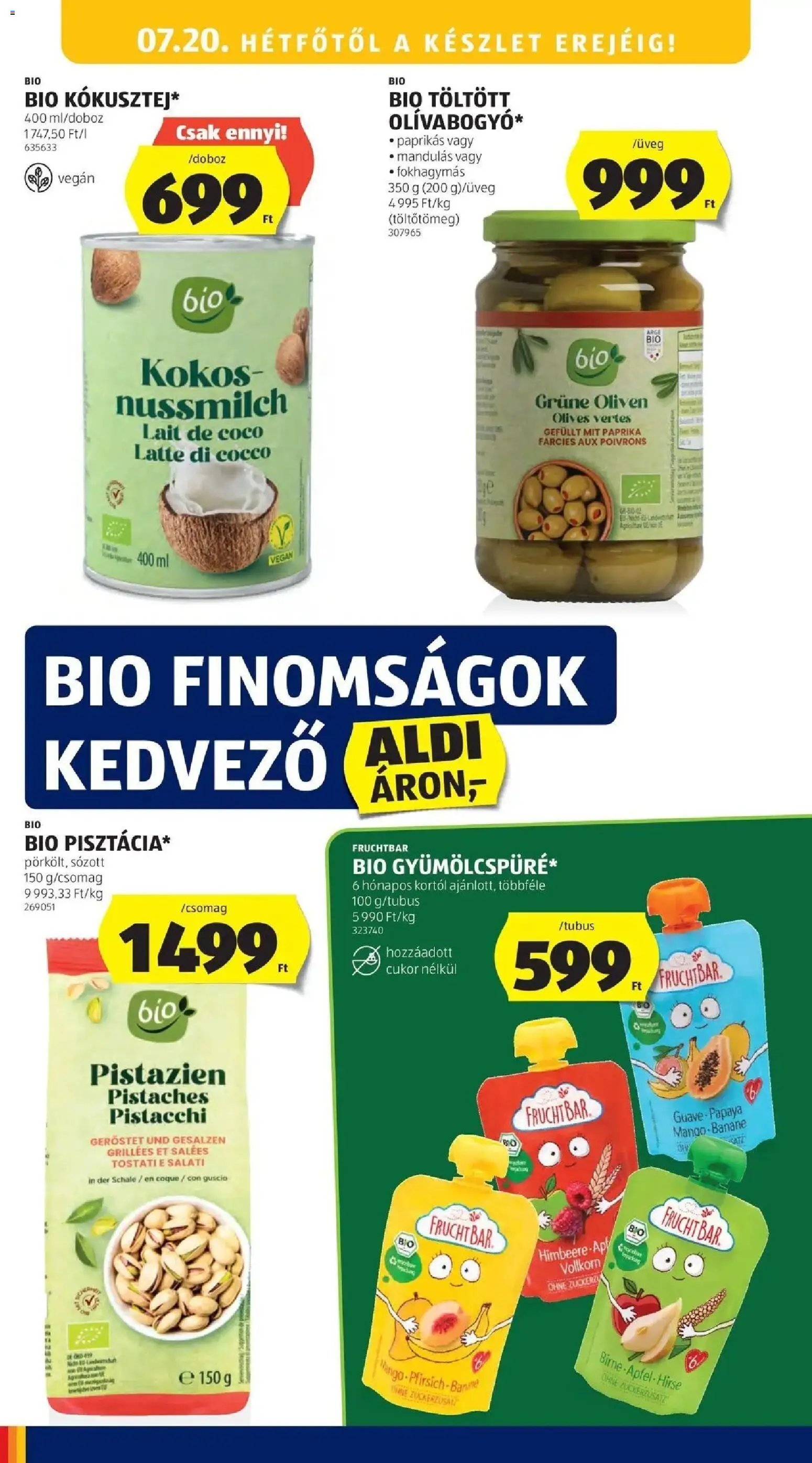 Aldi újság 2026.07.16. Aldi aktuális akciós újság
