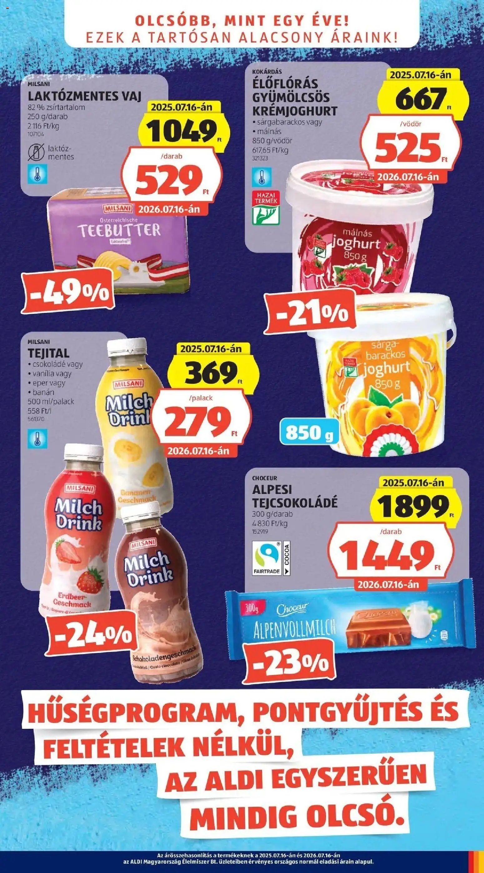 Aldi újság 2026.07.16. Aldi aktuális akciós újság