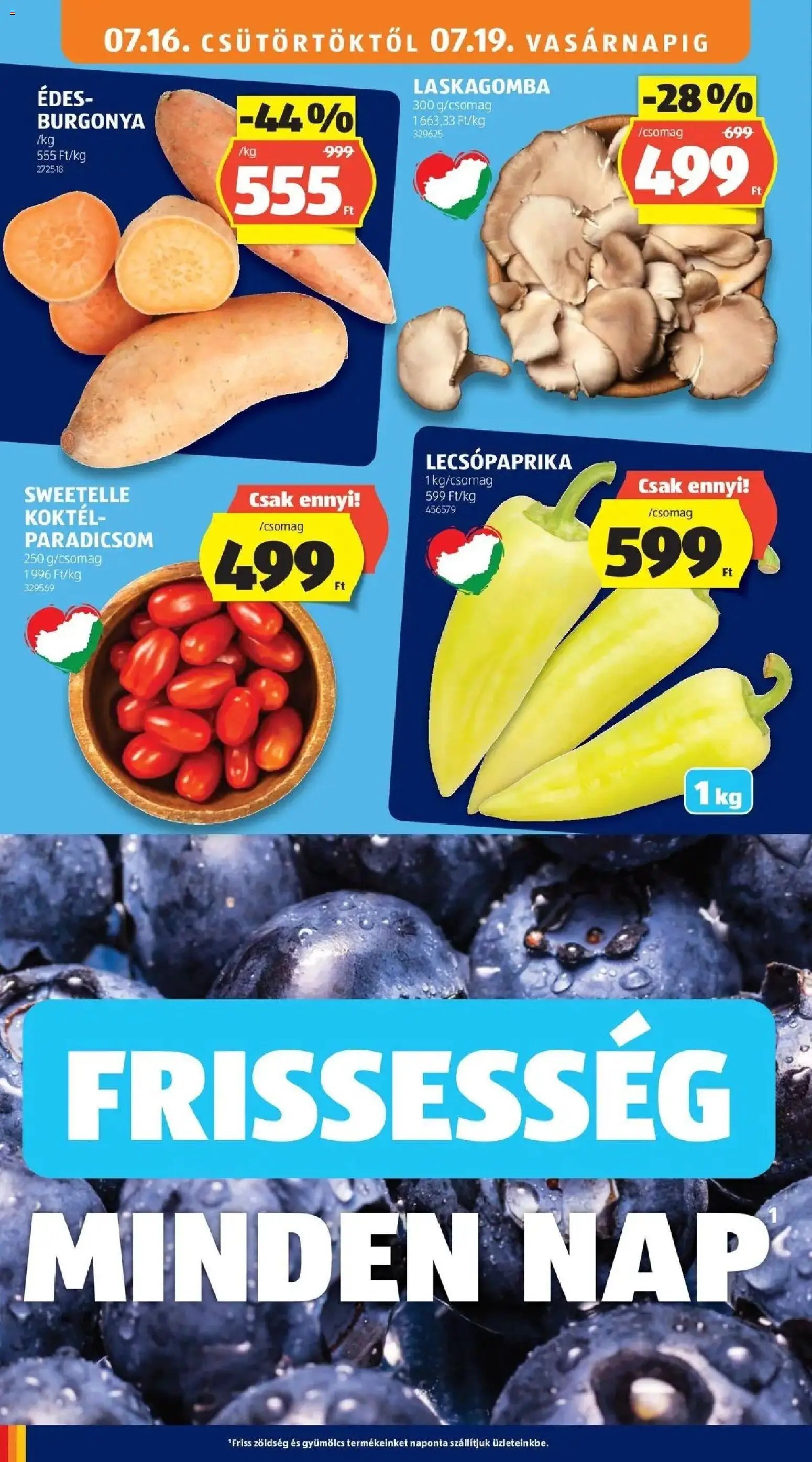 Aldi újság 2026.07.16. Aldi aktuális akciós újság