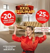 XXXLutz újság 2026.09.07. XXXLutz akciós újság