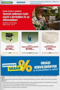 Praktiker újság 2026.07.02. Praktiker akciós újság