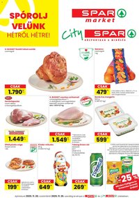 Spar újság 2025.11.20. City Spar szórólap (2025-11-20 - 2025-11-26)