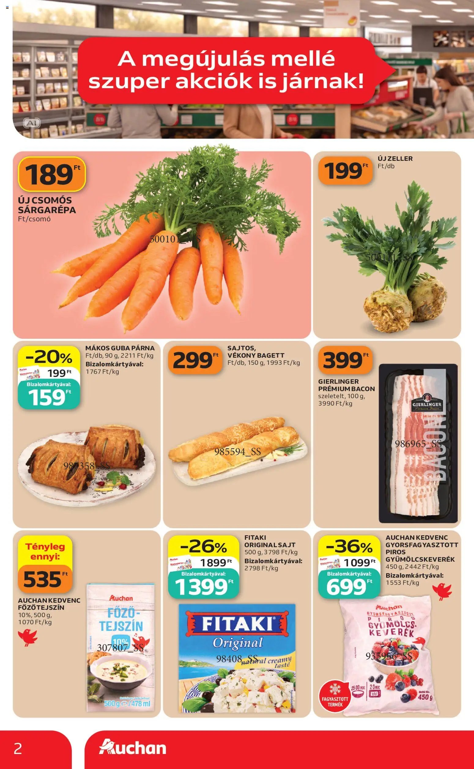 Auchan újság 2026.10.08. Auchan Szupermarket akciós újság Szekszárd