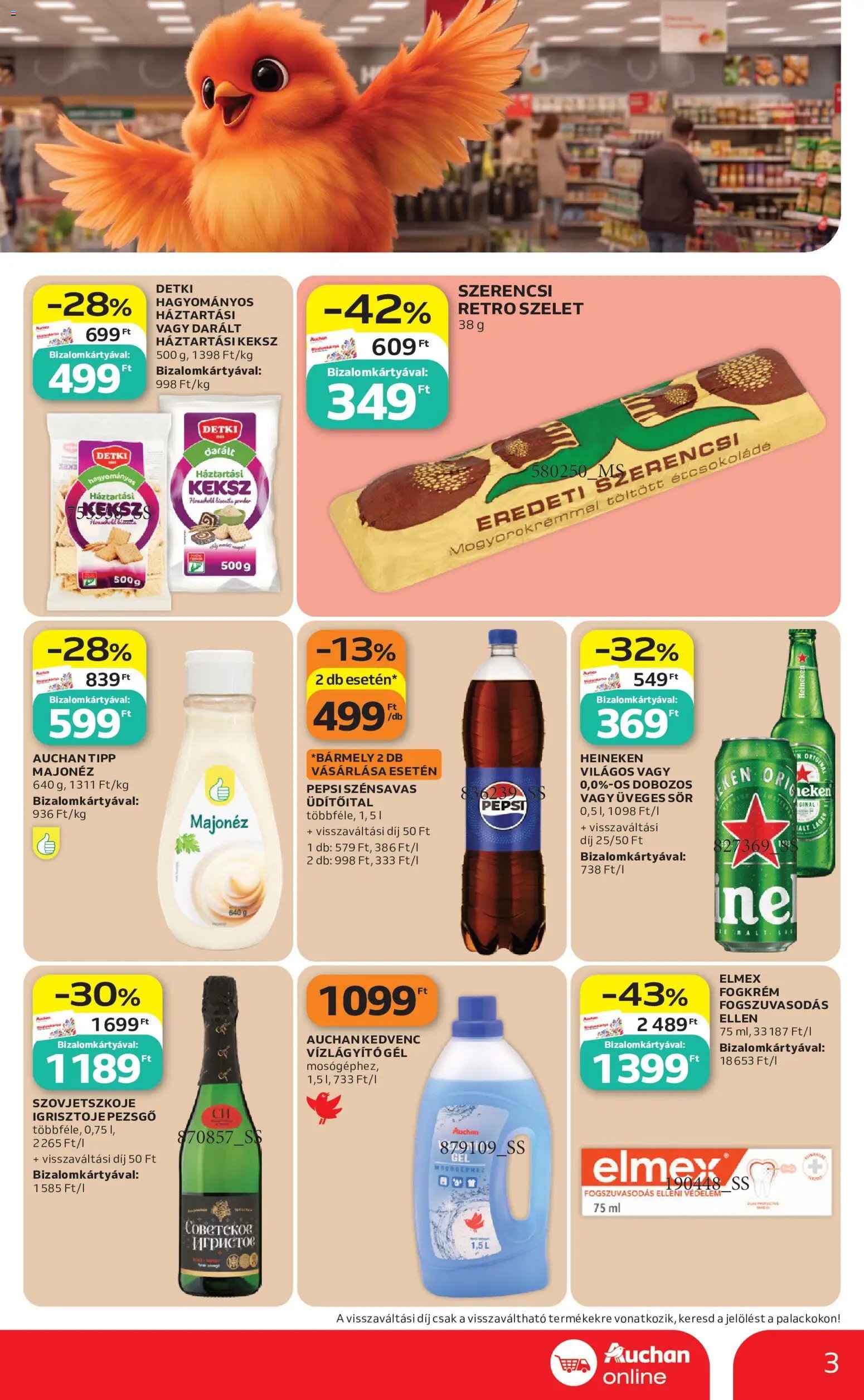 Auchan újság 2026.10.08. Auchan Szupermarket akciós újság Szekszárd