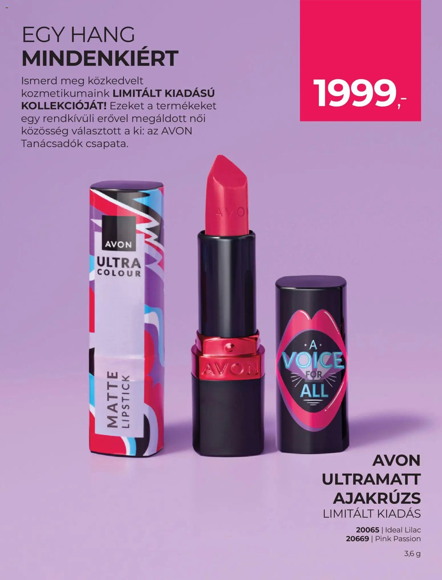 Avon újság 2026.01.01. Katalógus AVON - Adománygyűjtő katalógus (2026-01-01 - 2026-01-31)