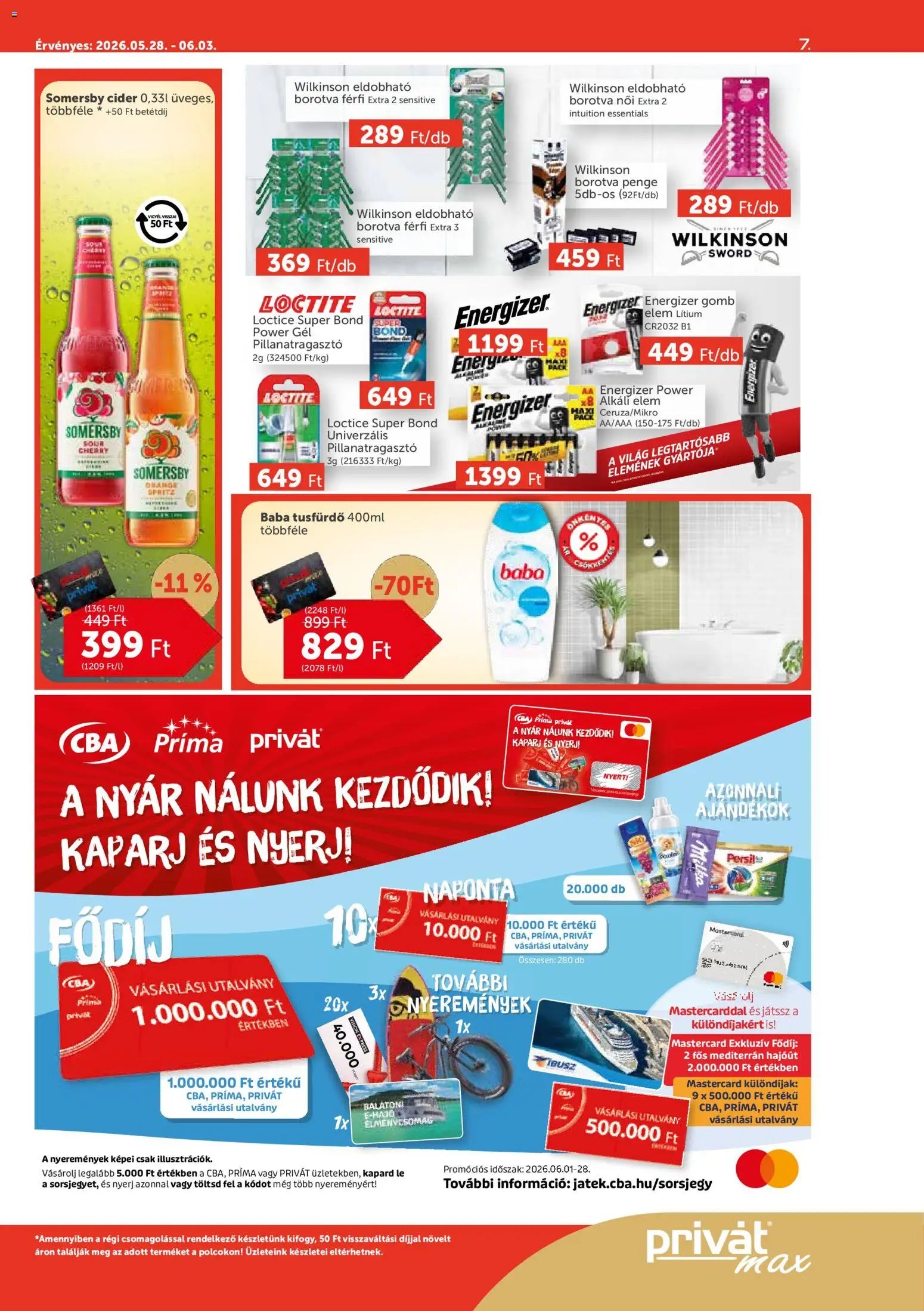 PRIVÁT újság 2026.05.28. PRIVÁT Aktuális szórólap MAX (2026-05-28 - 2026-06-03)