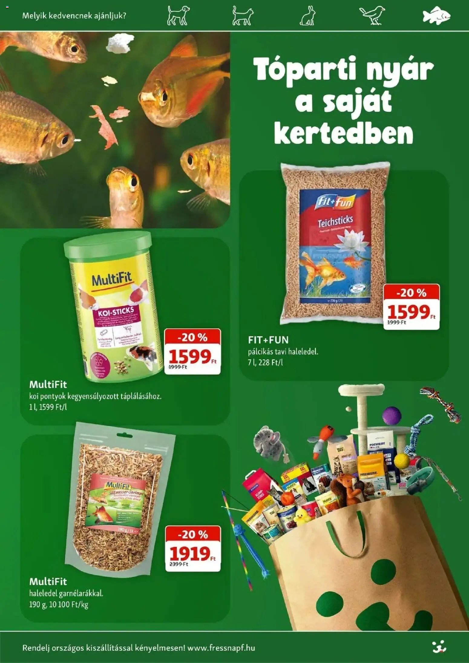 Fressnapf újság 2026.07.02. Fressnapf aktuális akciós újság