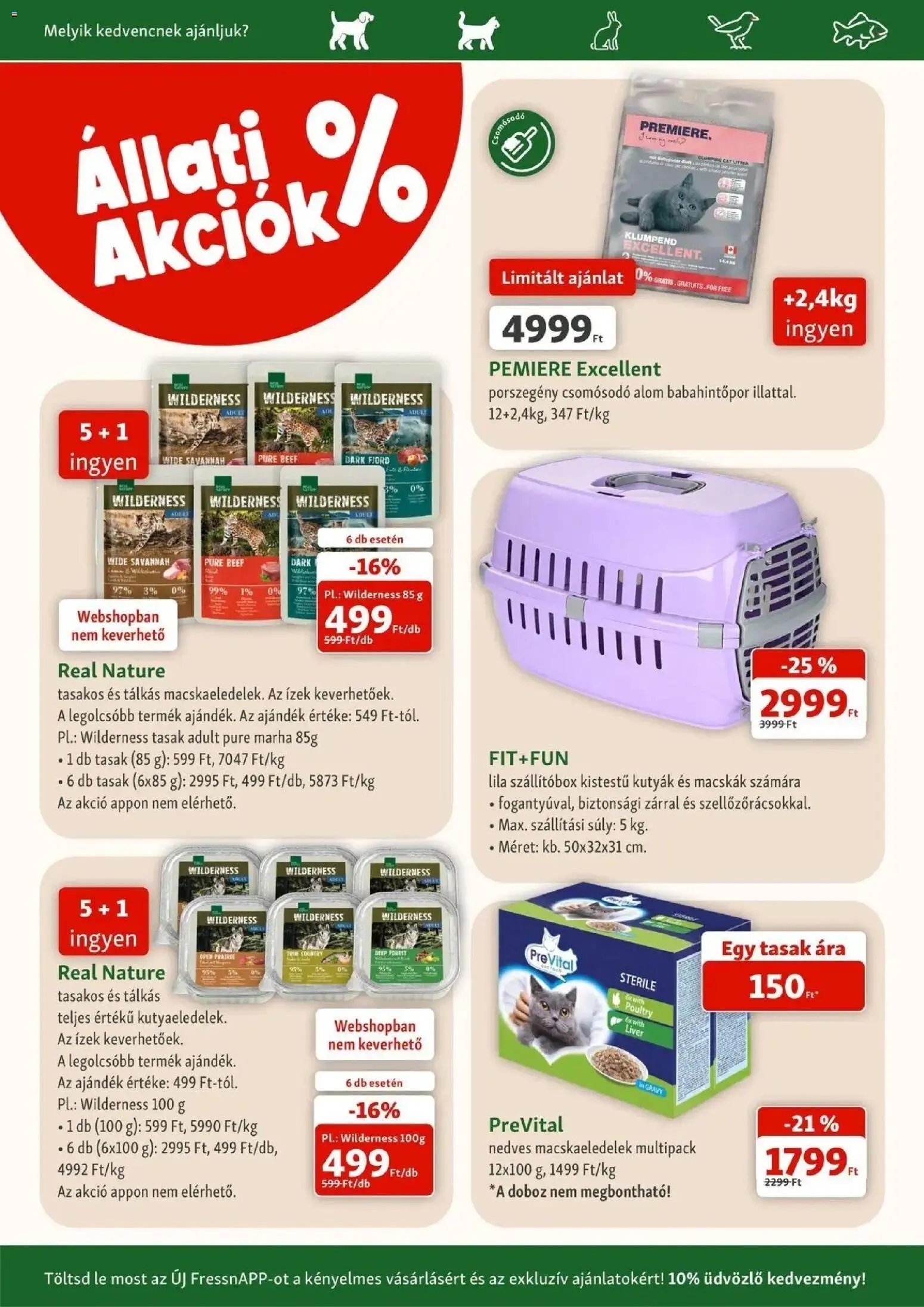 Fressnapf újság 2026.07.02. Fressnapf aktuális akciós újság