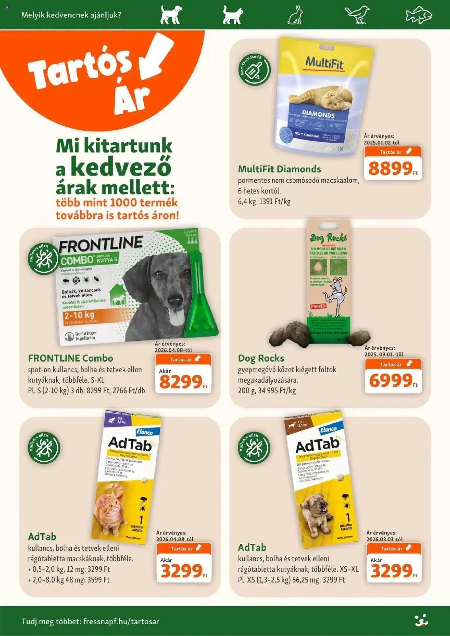 Fressnapf újság 2026.07.02. Fressnapf aktuális akciós újság