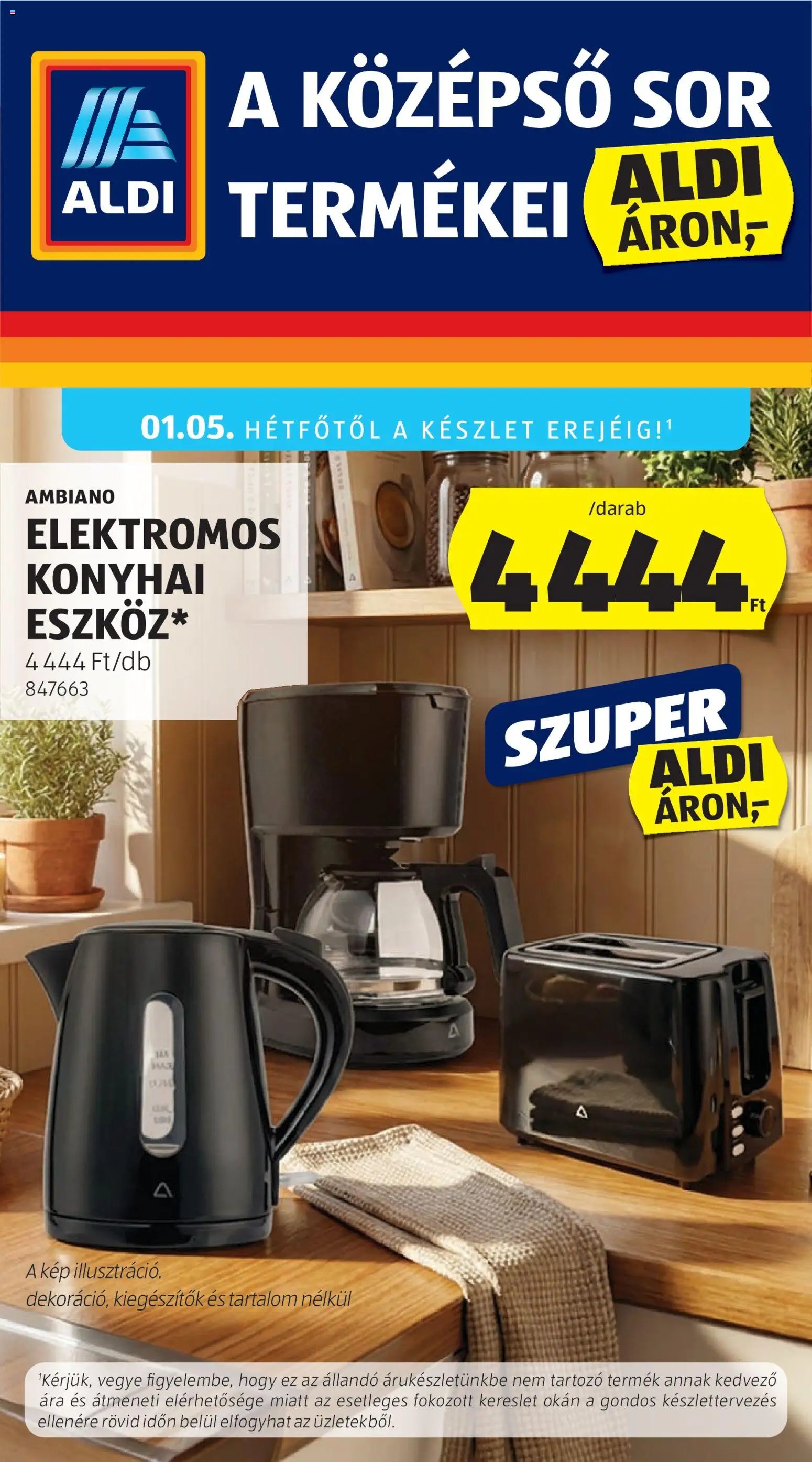 Aldi újság 2026.01.02. Középső sor termékei (2026-01-02 - 2026-01-07)