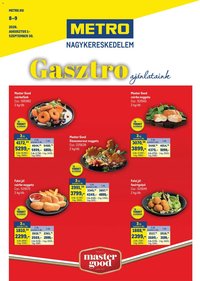 Metro újság 2026.08.01. Metro Gasztro Ajánlataink 2026/08-09