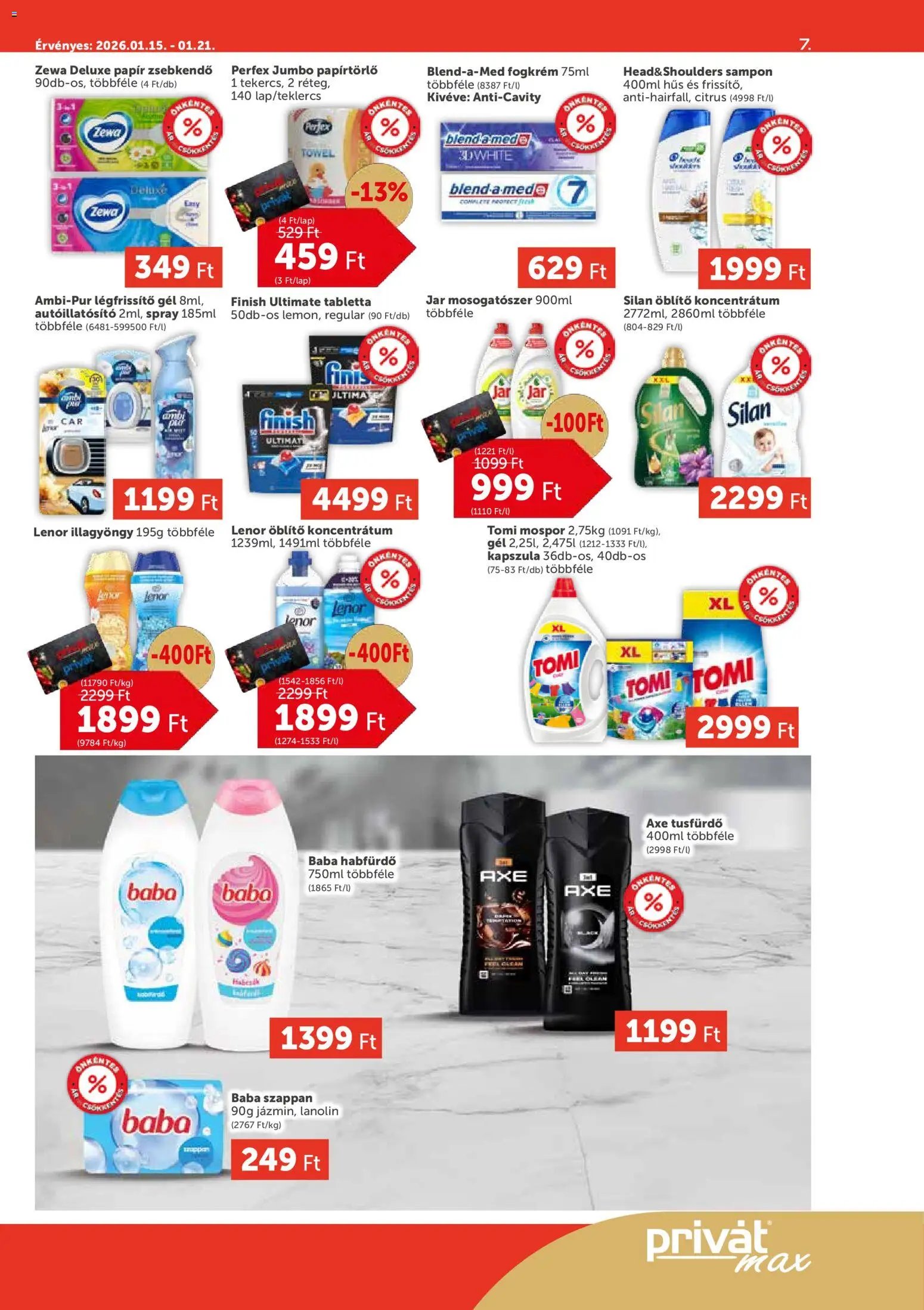 PRIVÁT újság 2026.01.15. Aktuális szórólap MAX (2026-01-15 - 2026-01-21)