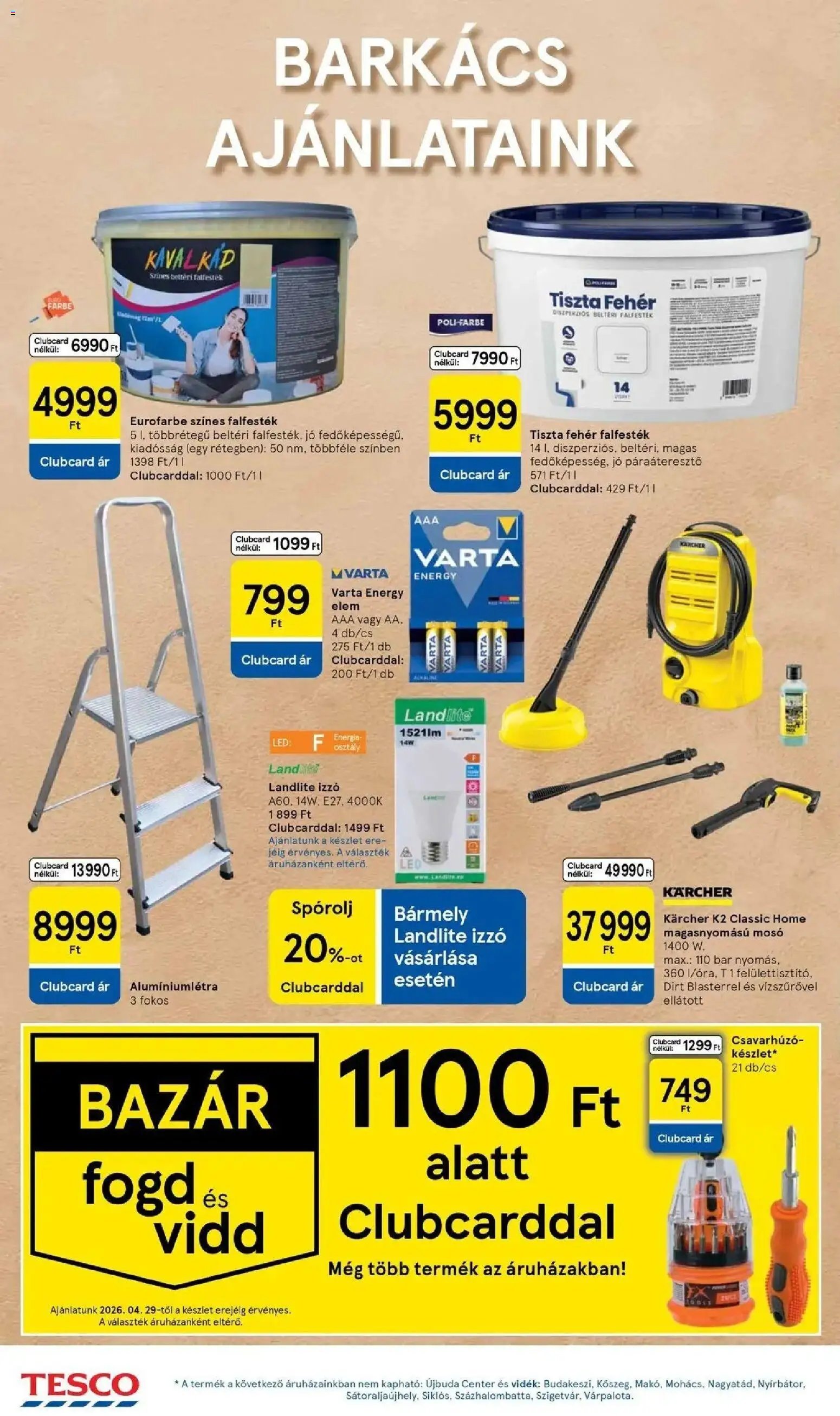 Tesco újság 2026.04.29. Tesco akciós újság (2026-04-29 - 2026-05-06)