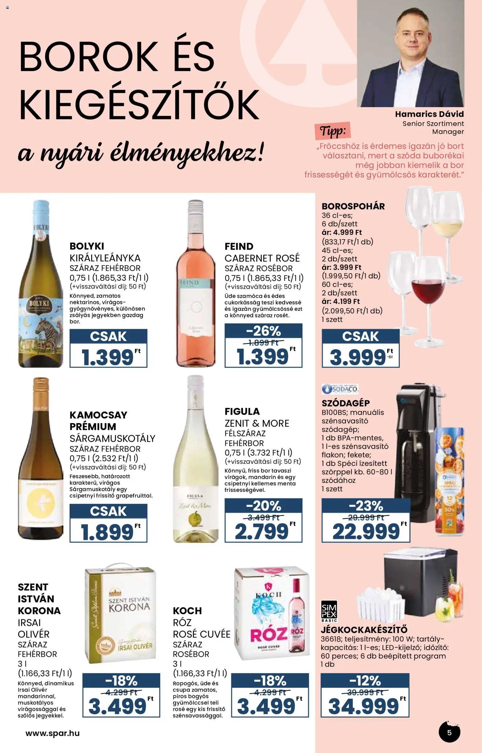Spar újság 2026.07.01. Spar BOR nyár