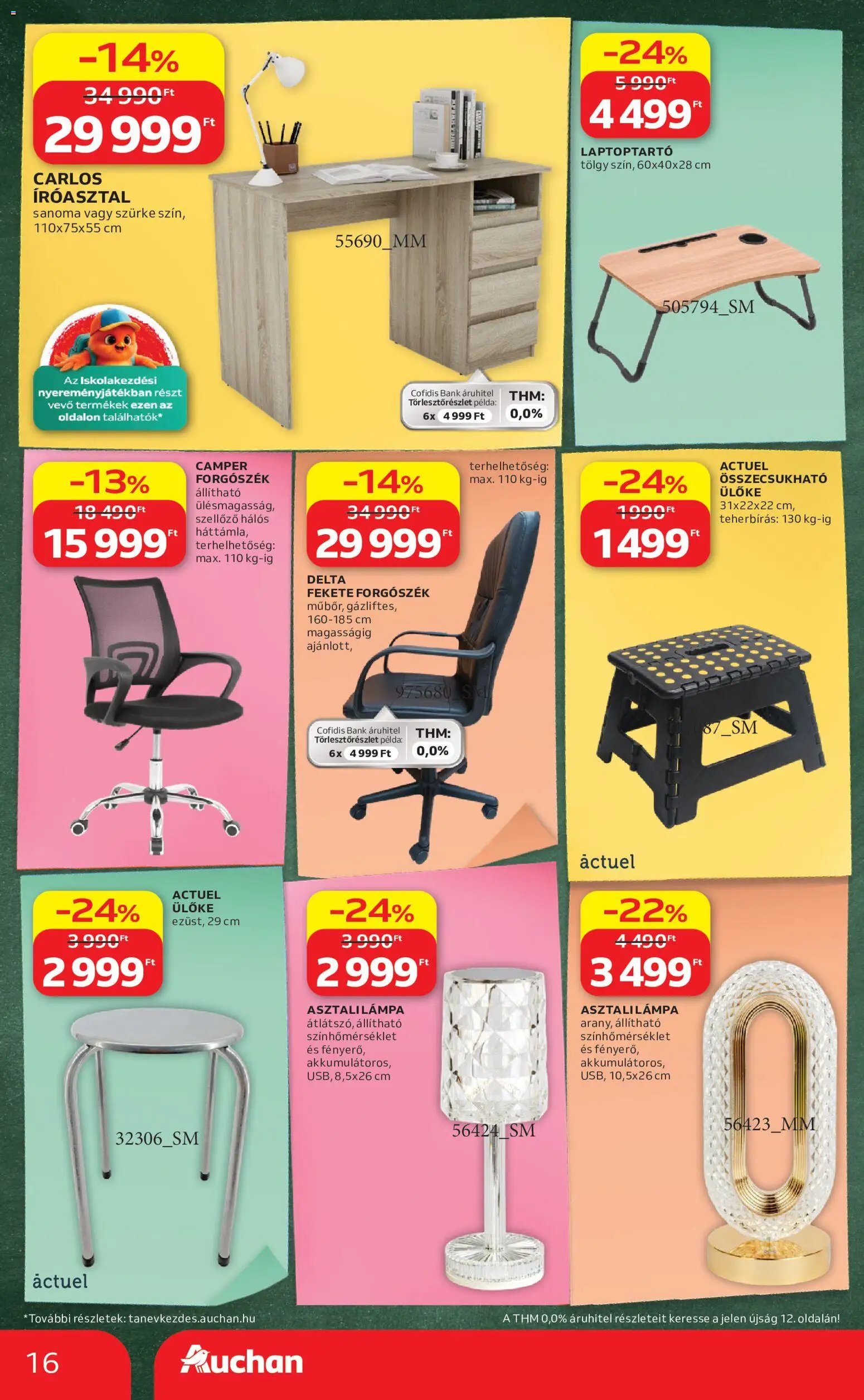 Auchan újság 2026.07.30. Auchan Iskolakezdés ajánlatok