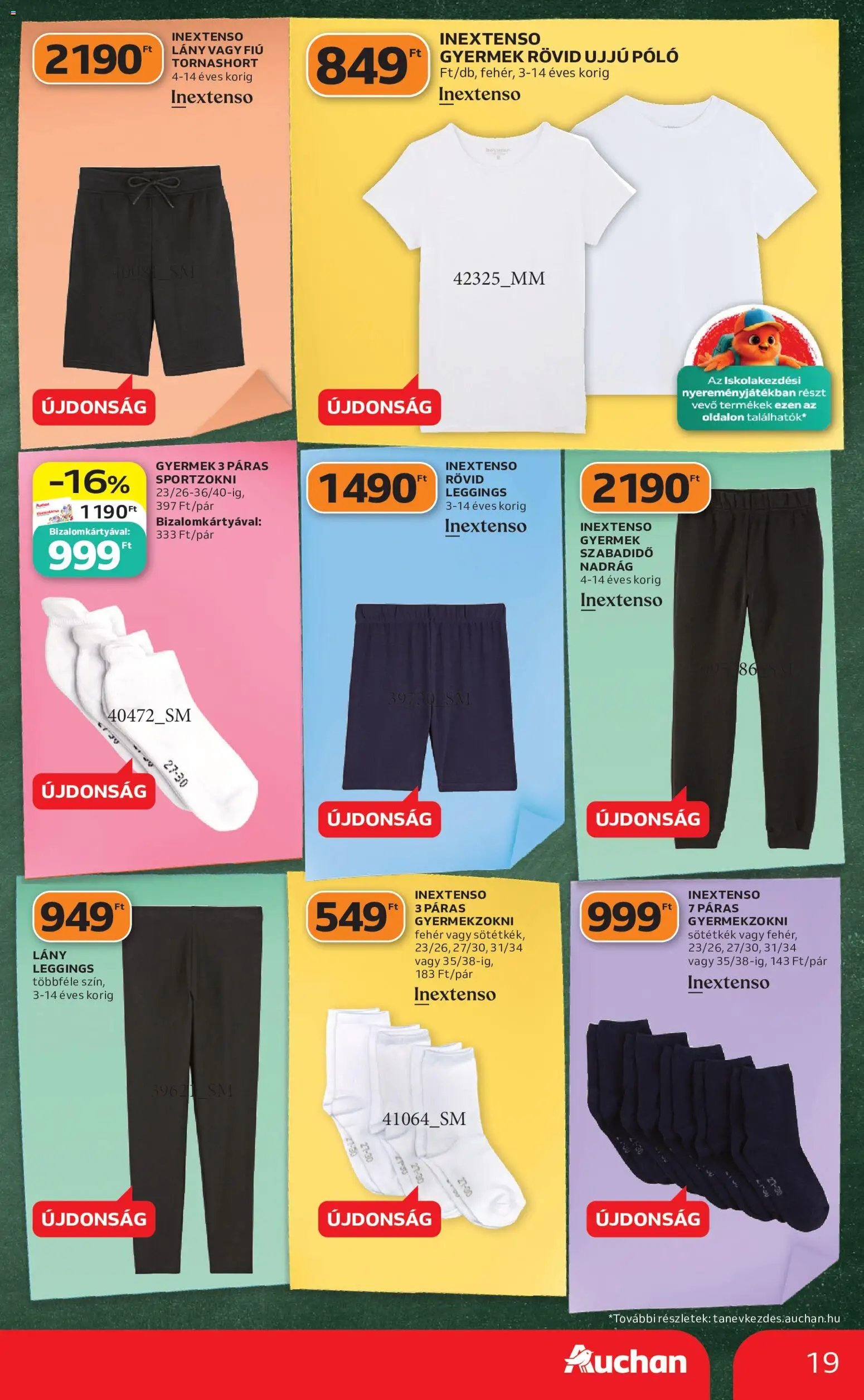 Auchan újság 2026.07.30. Auchan Iskolakezdés ajánlatok