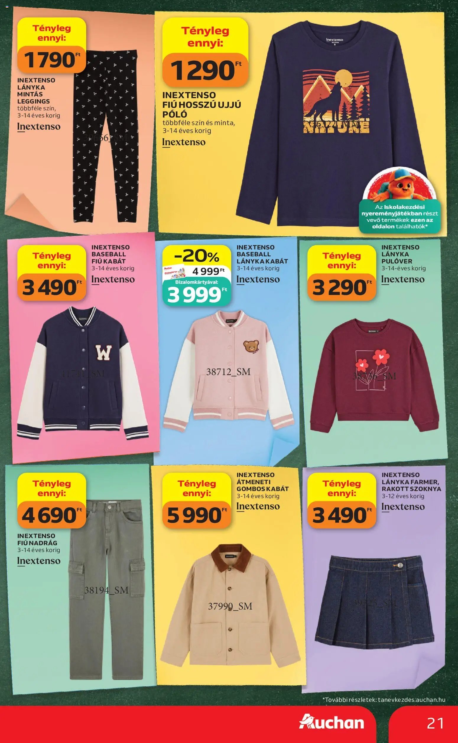 Auchan újság 2026.07.30. Auchan Iskolakezdés ajánlatok