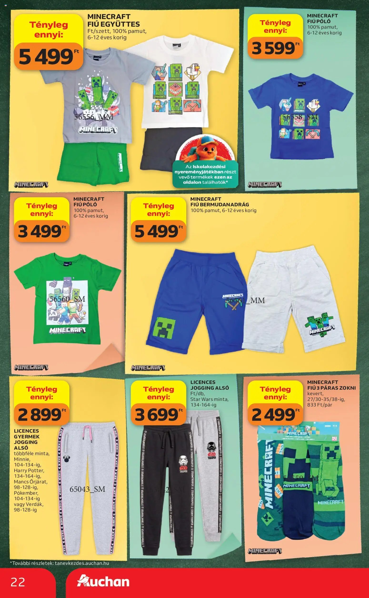 Auchan újság 2026.07.30. Auchan Iskolakezdés ajánlatok