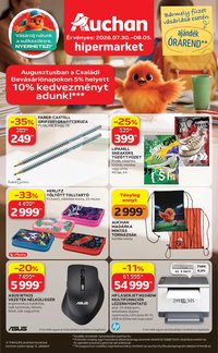 Auchan újság 2026.07.30. Auchan Iskolakezdés ajánlatok