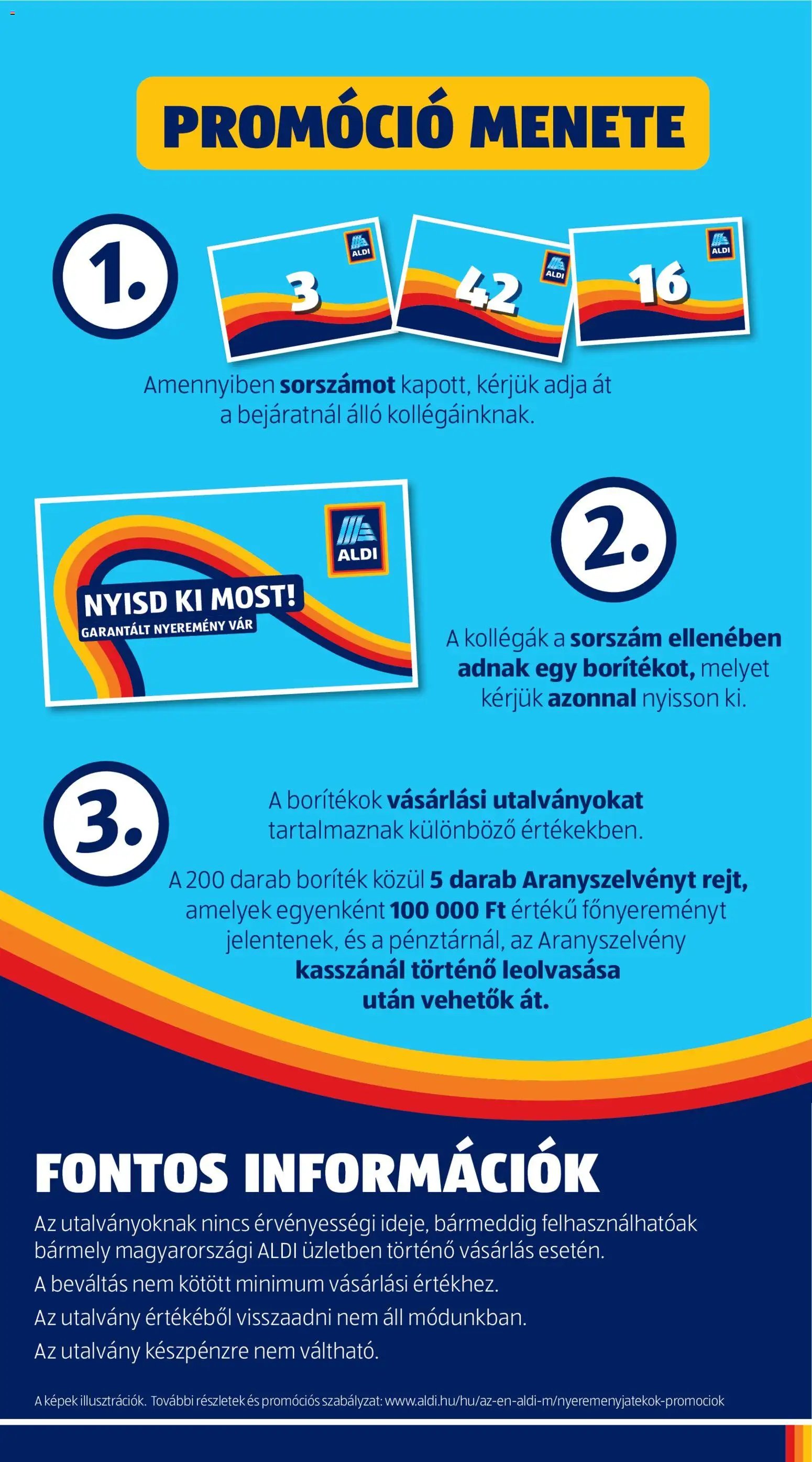 Aldi újság 2026.04.16. Nyitás Üzletnyitás: Martfű (2026-04-16 - 2026-04-18)