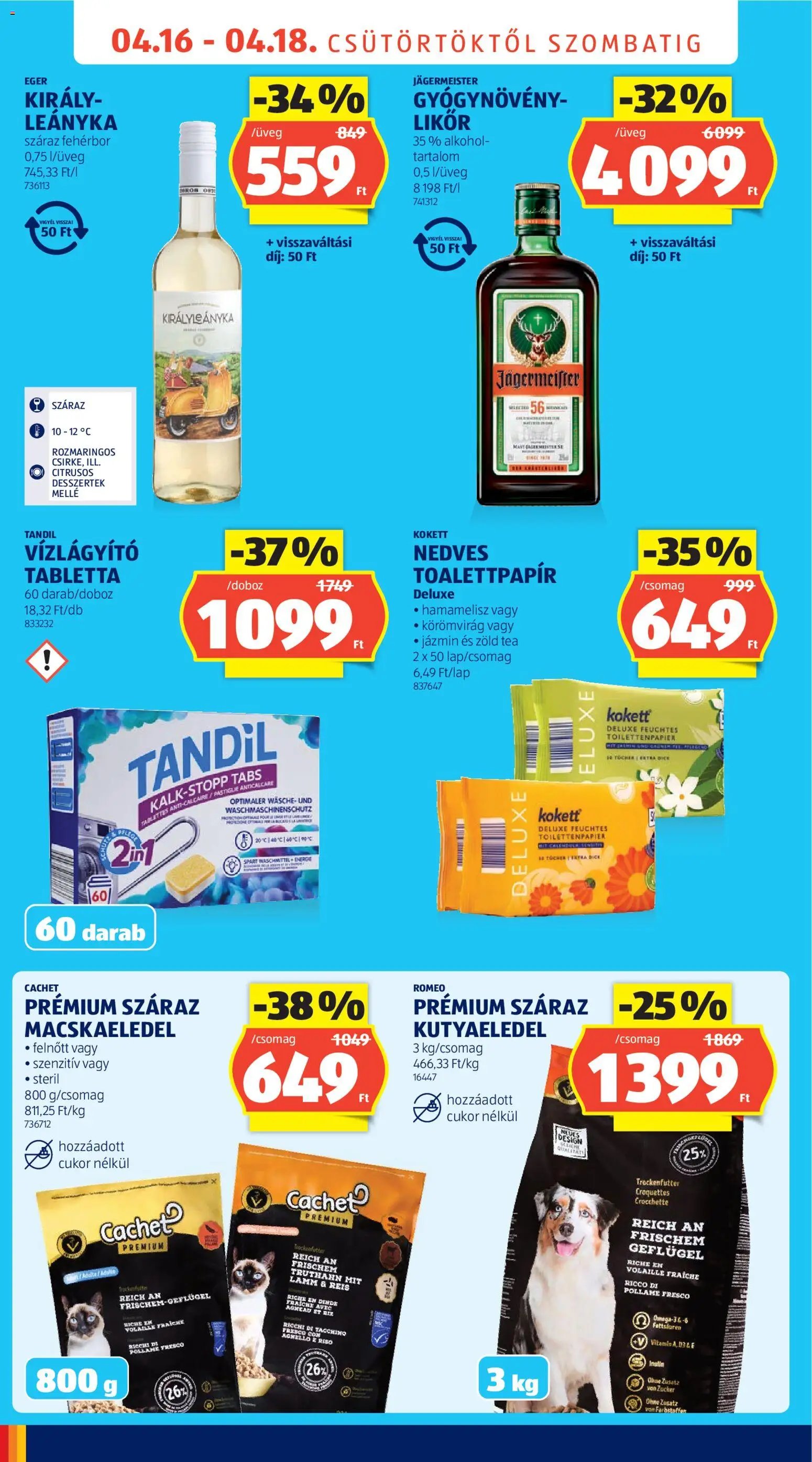 Aldi újság 2026.04.16. Nyitás Üzletnyitás: Martfű (2026-04-16 - 2026-04-18)