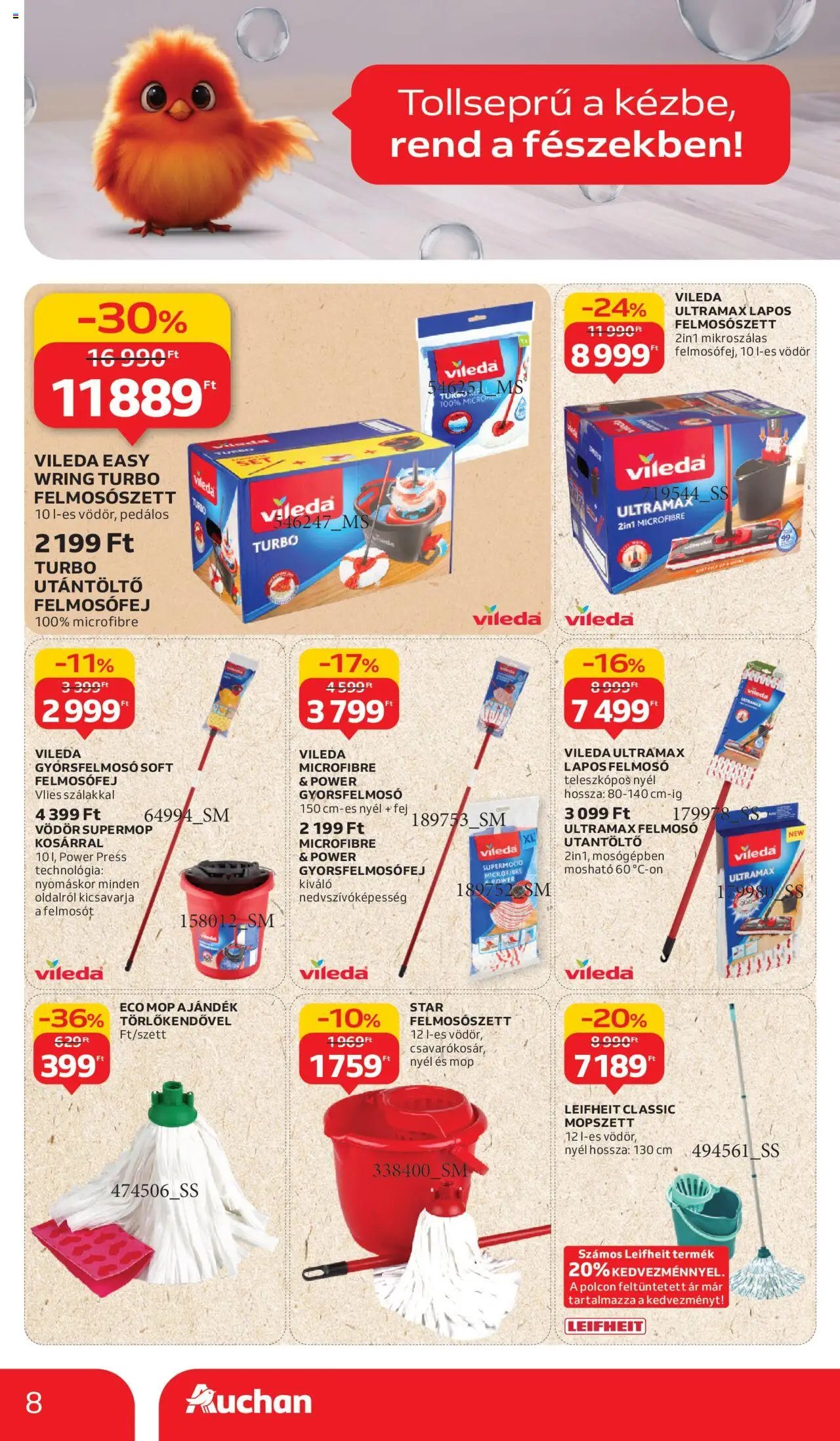 Auchan újság 2025.09.11. Hipermarket takarítószer ajánlataink (2025-09-11 - 2025-10-01)