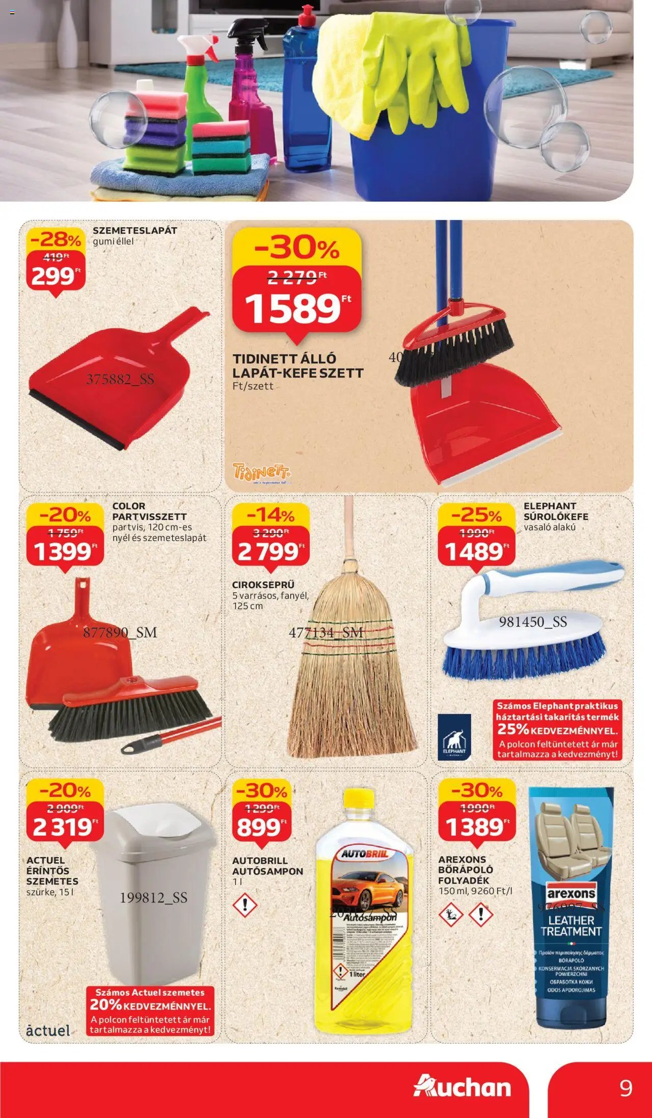 Auchan újság 2025.09.11. Hipermarket takarítószer ajánlataink (2025-09-11 - 2025-10-01)