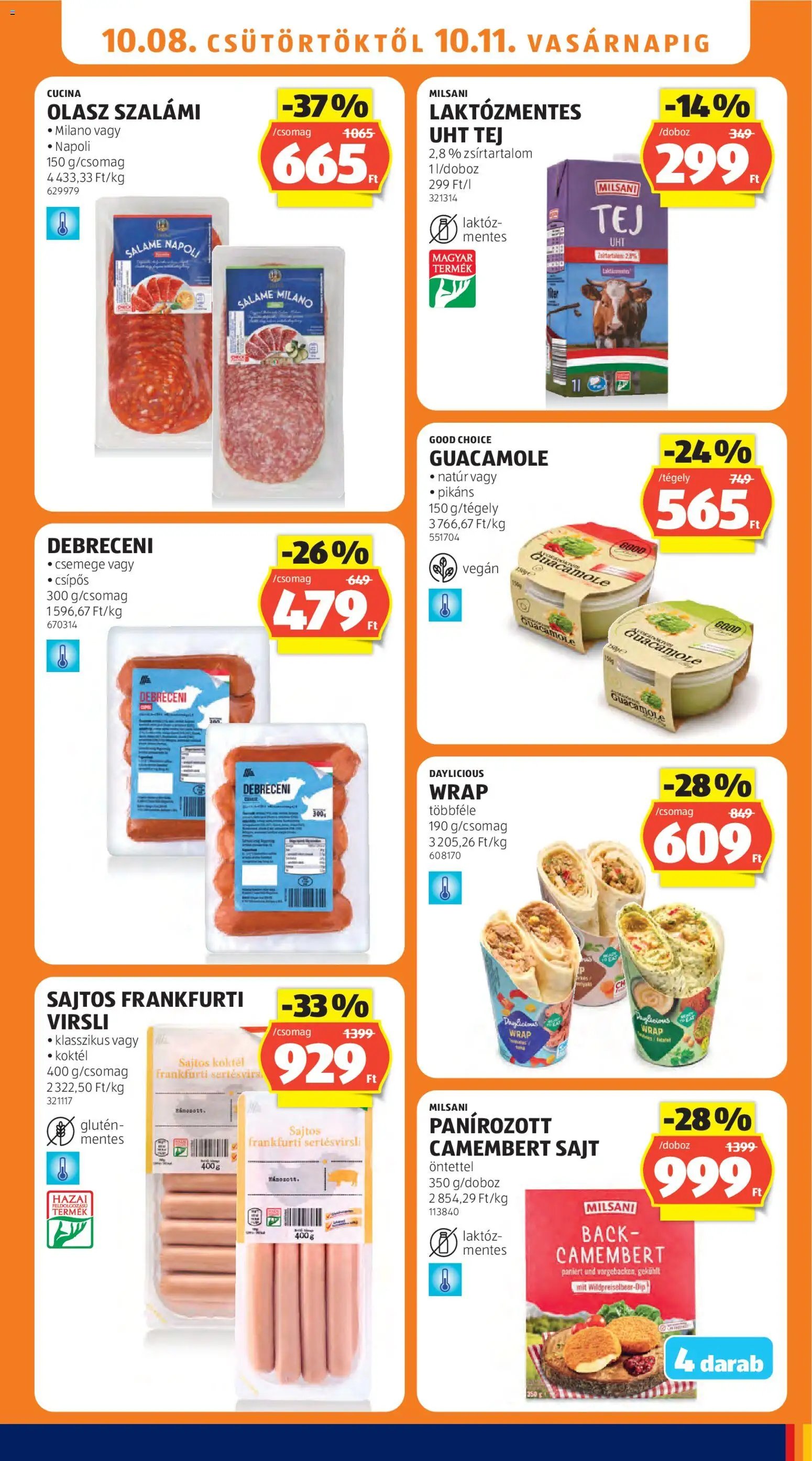 Aldi újság 2026.10.08. Aldi akciós újság