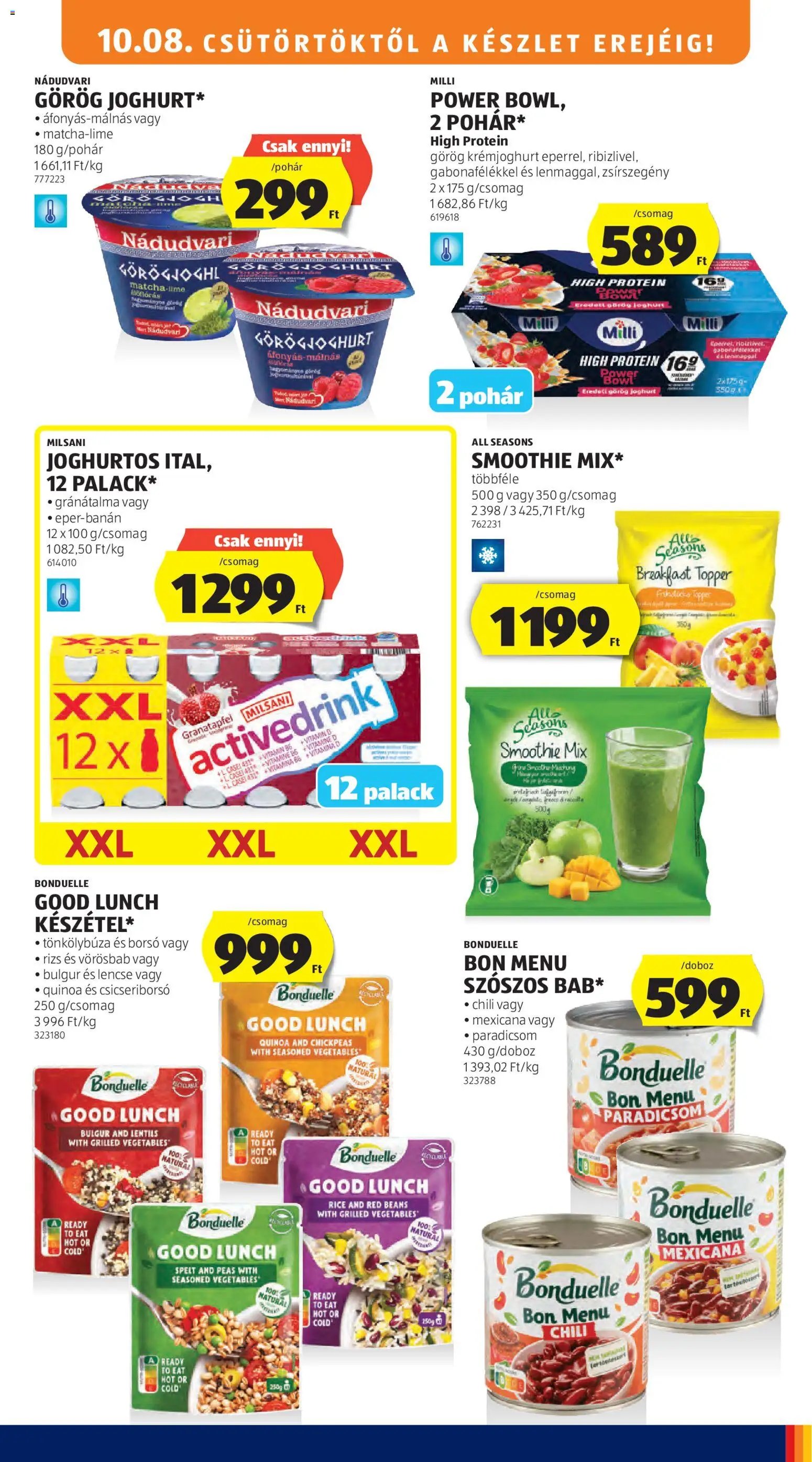 Aldi újság 2026.10.08. Aldi akciós újság